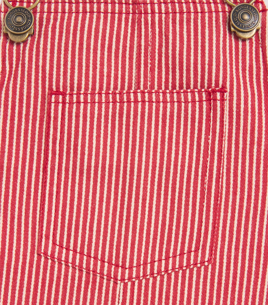 Denim Stripe Overall Dress (12 Months-4 Years) P25119 MILK ROUGE Image 3