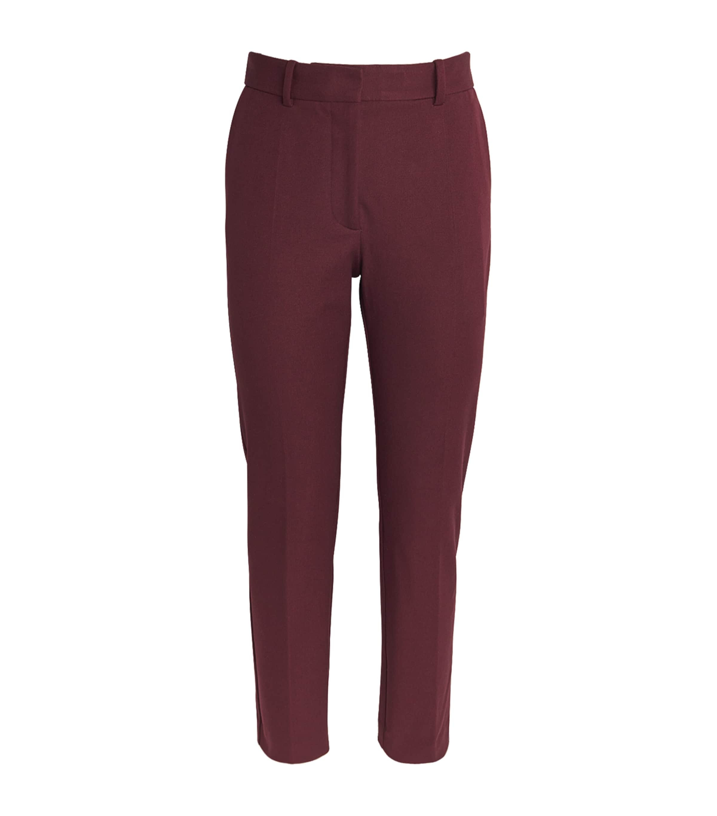 Joseph Stretch Coleman Trousers In Red