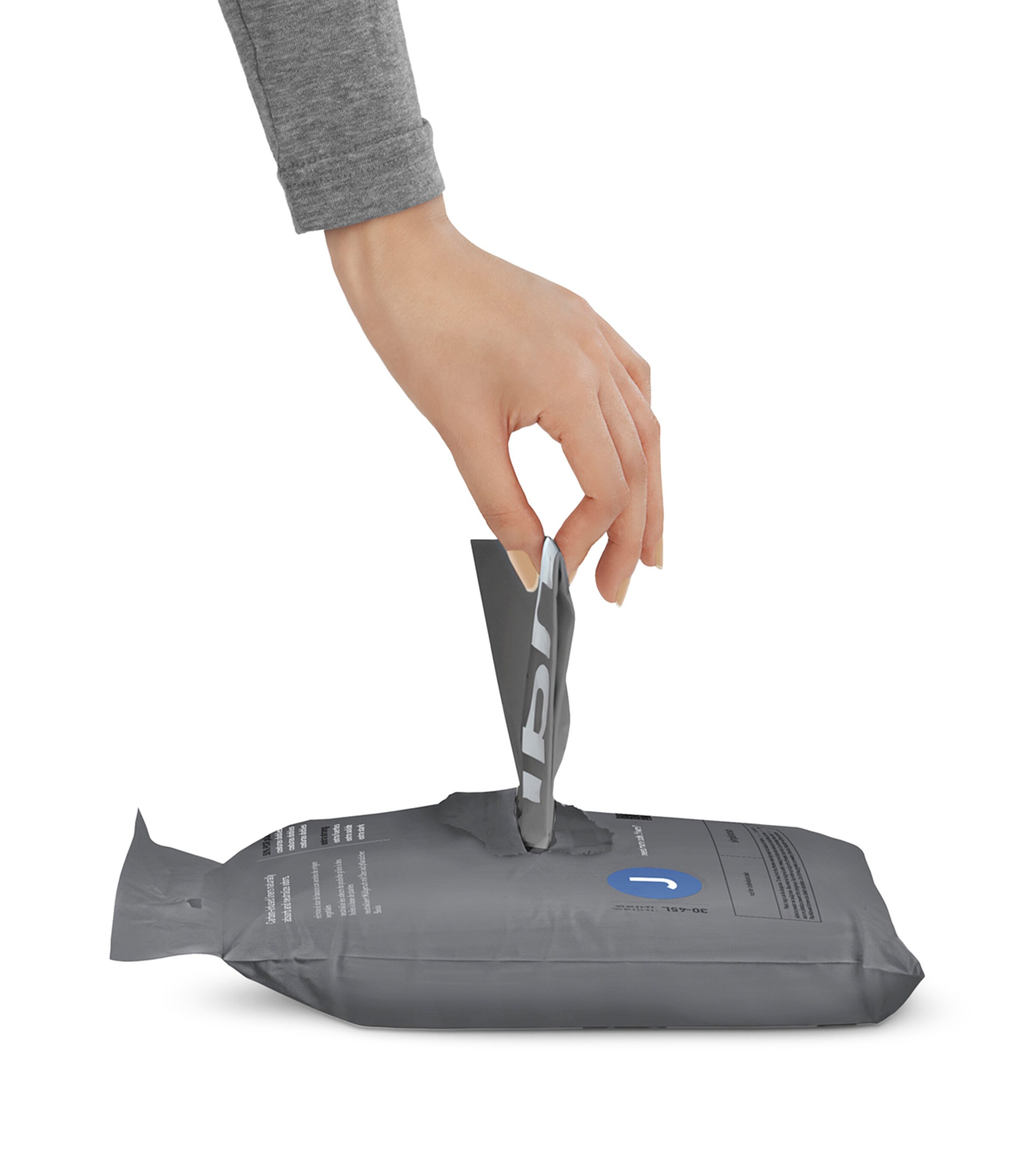 Custom Fit Code J Bin Liners (Pack of 40) BLACK Image 3