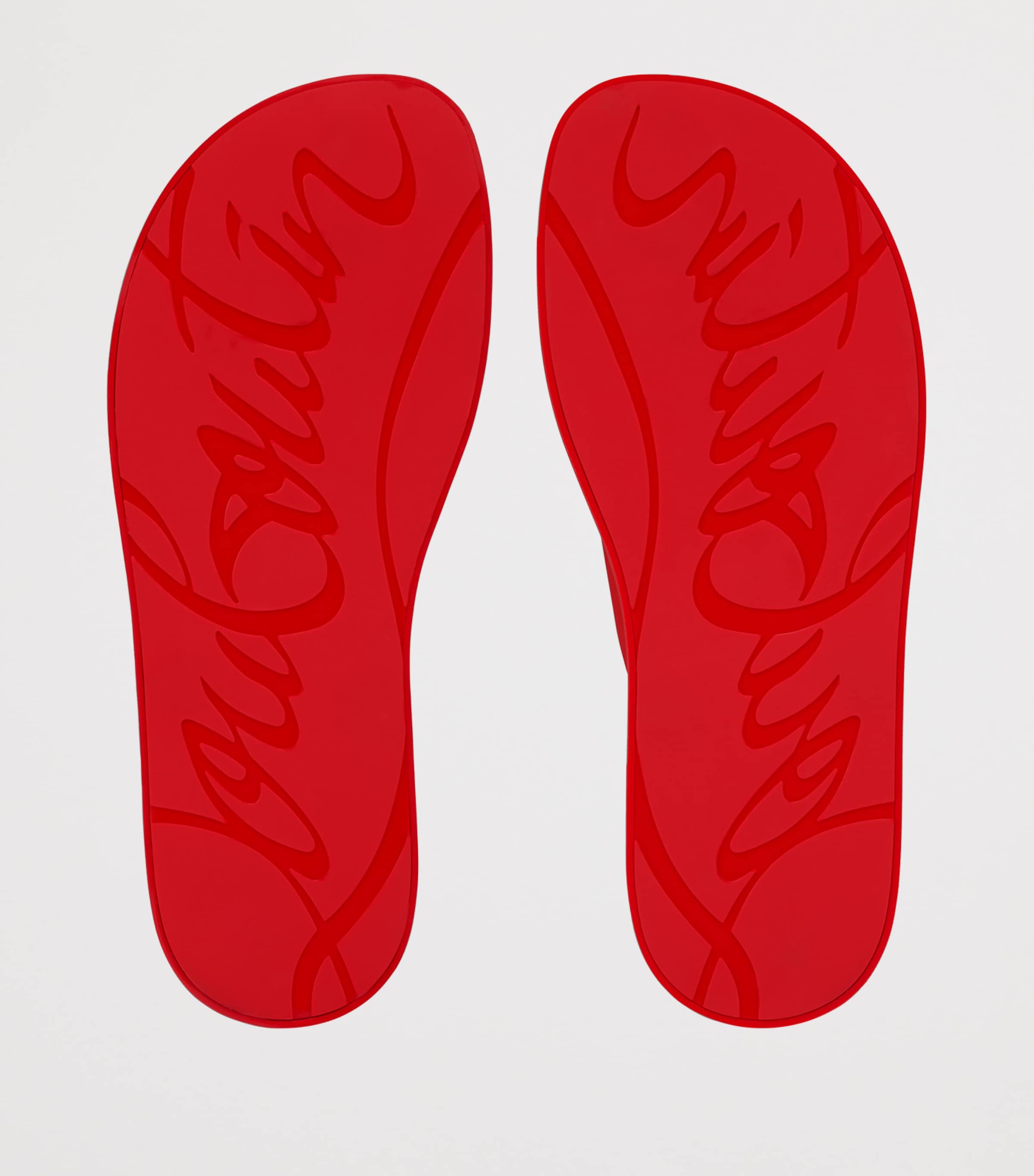 Christian Louboutin The Christian Louboutin Summer Flat Rubber Sandals Image 5
