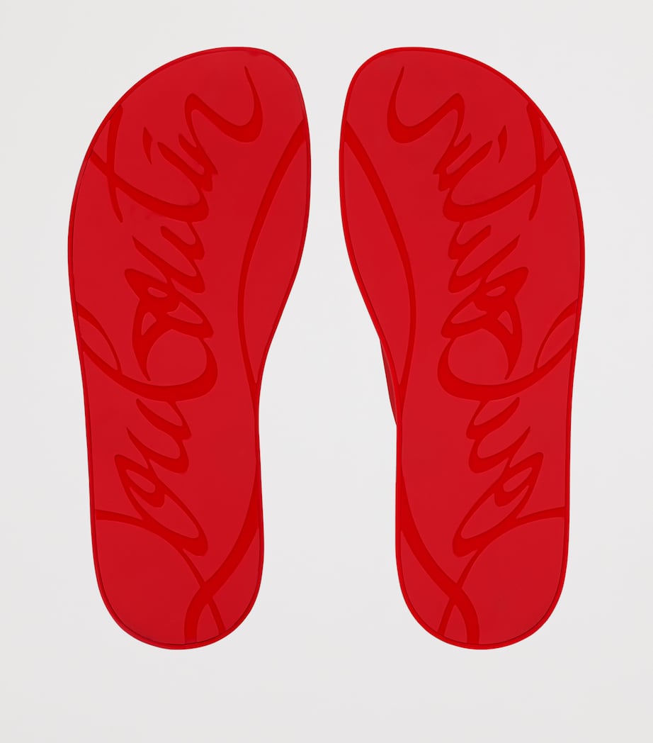Christian Louboutin The Christian Louboutin Summer Flat Rubber Sandals Image 5