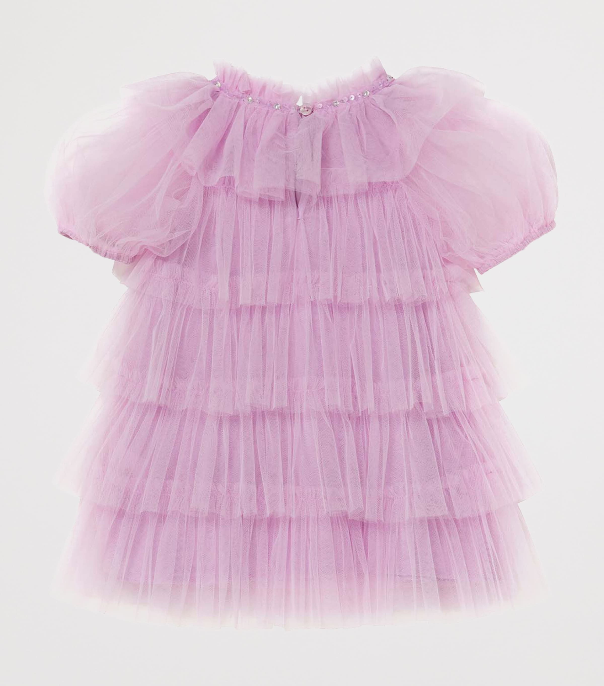 Tutu Du Monde Tulle Love Parade Dress (0-24 Months) Orchid Bouquet Image 3