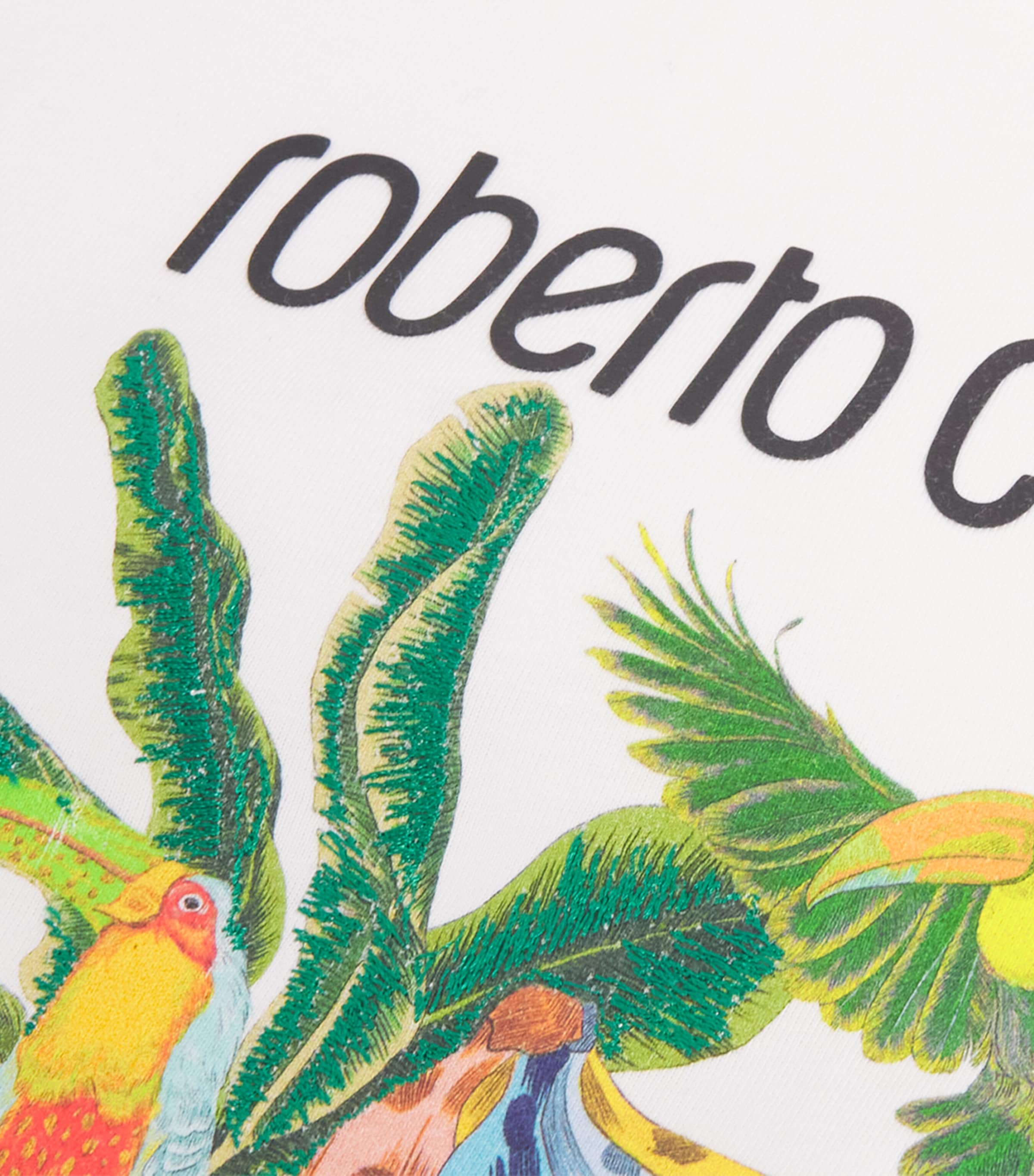 Cotton Tropical Logo T-Shirt (4-14 Years) WHITE Image 3