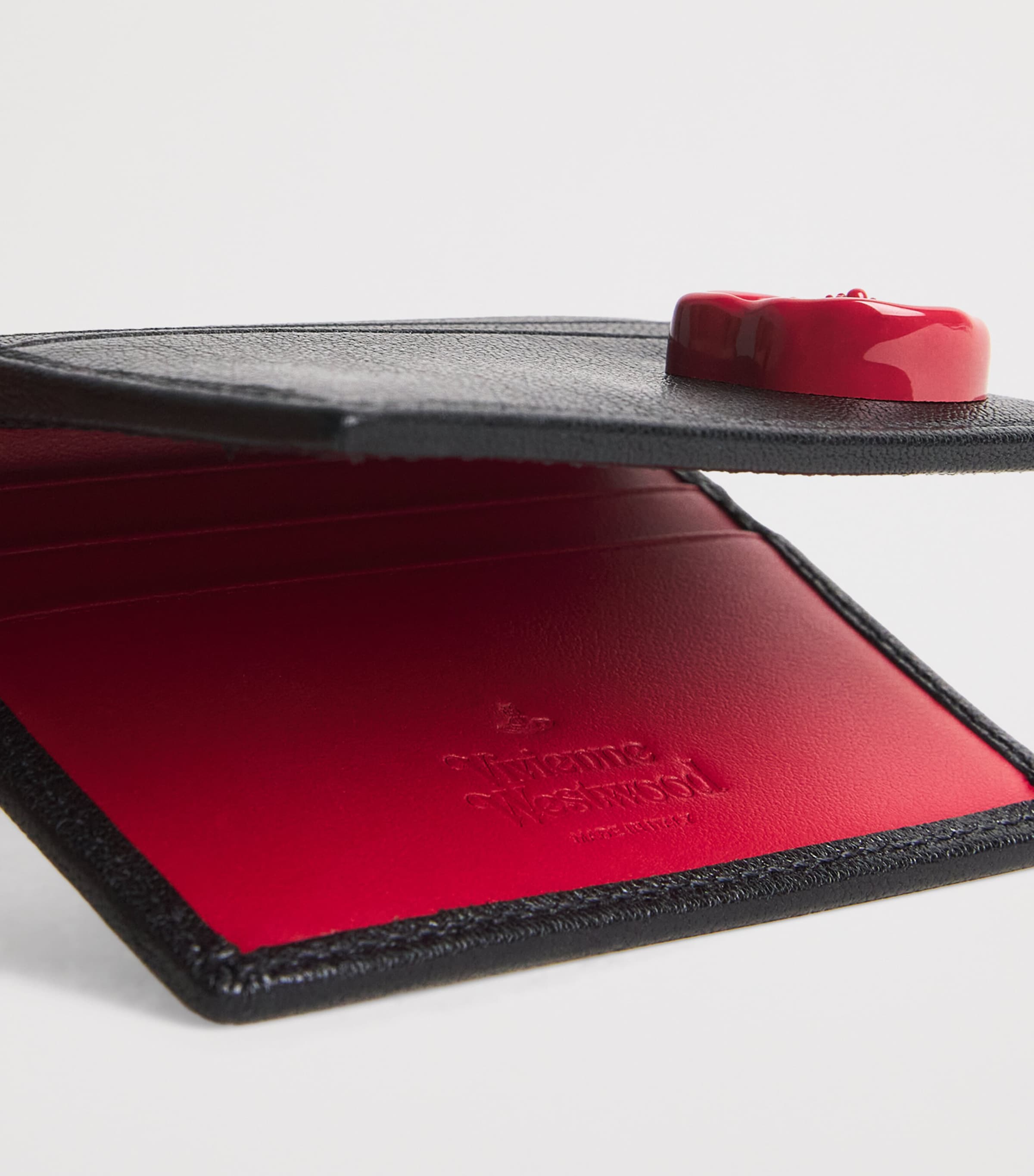 Vivienne Westwood Supple Leather Card Holder Black Image 3