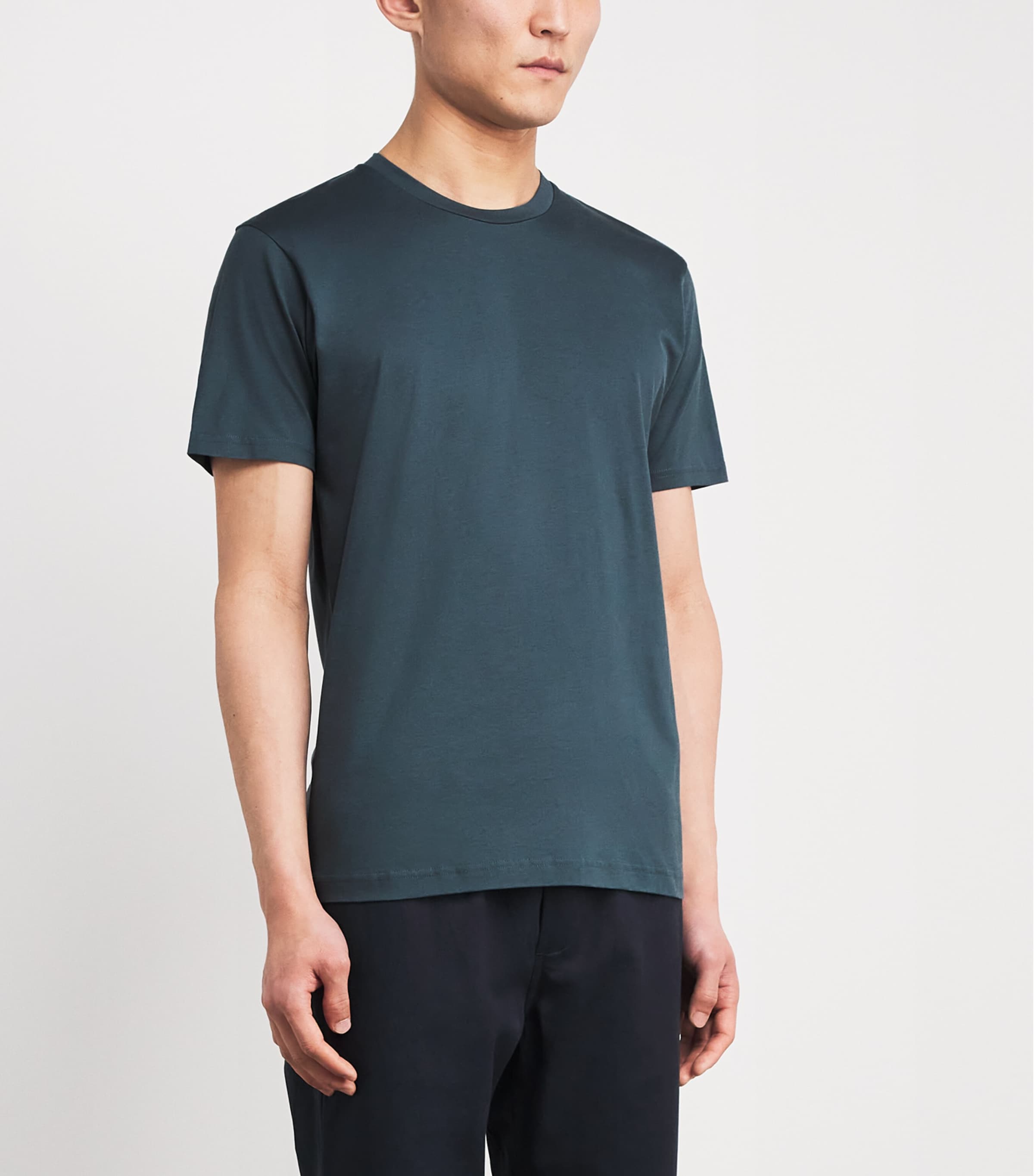 Supima Cotton Riviera T-Shirt DARK PETROL26 GNIT Image 3