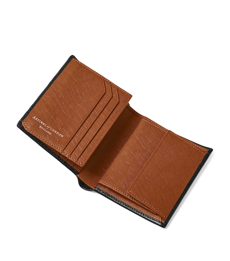 Leather Bi-Fold Wallet BLACK Image 3