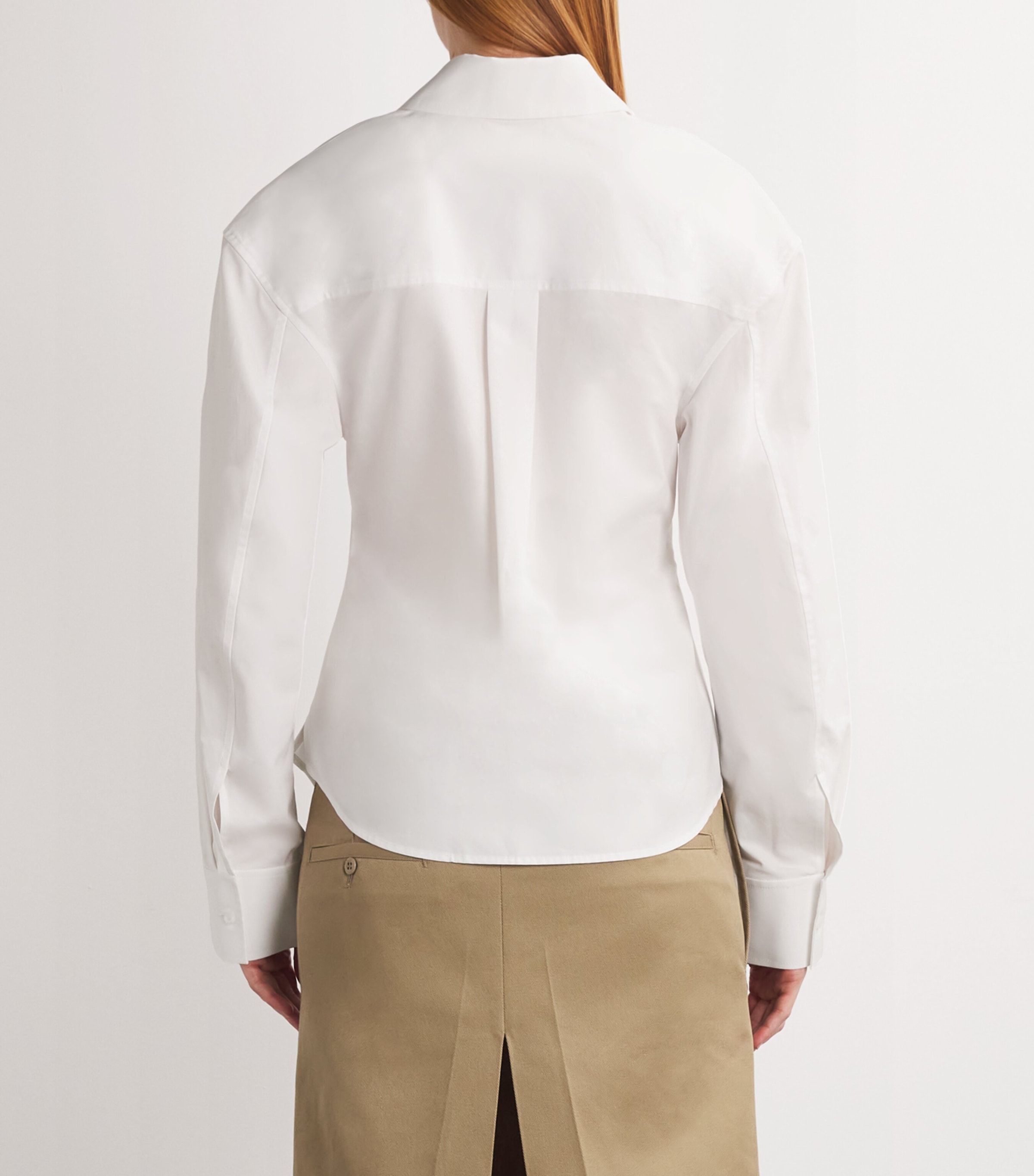 Cotton Deconstructed Shirt 100WHITE Image 4