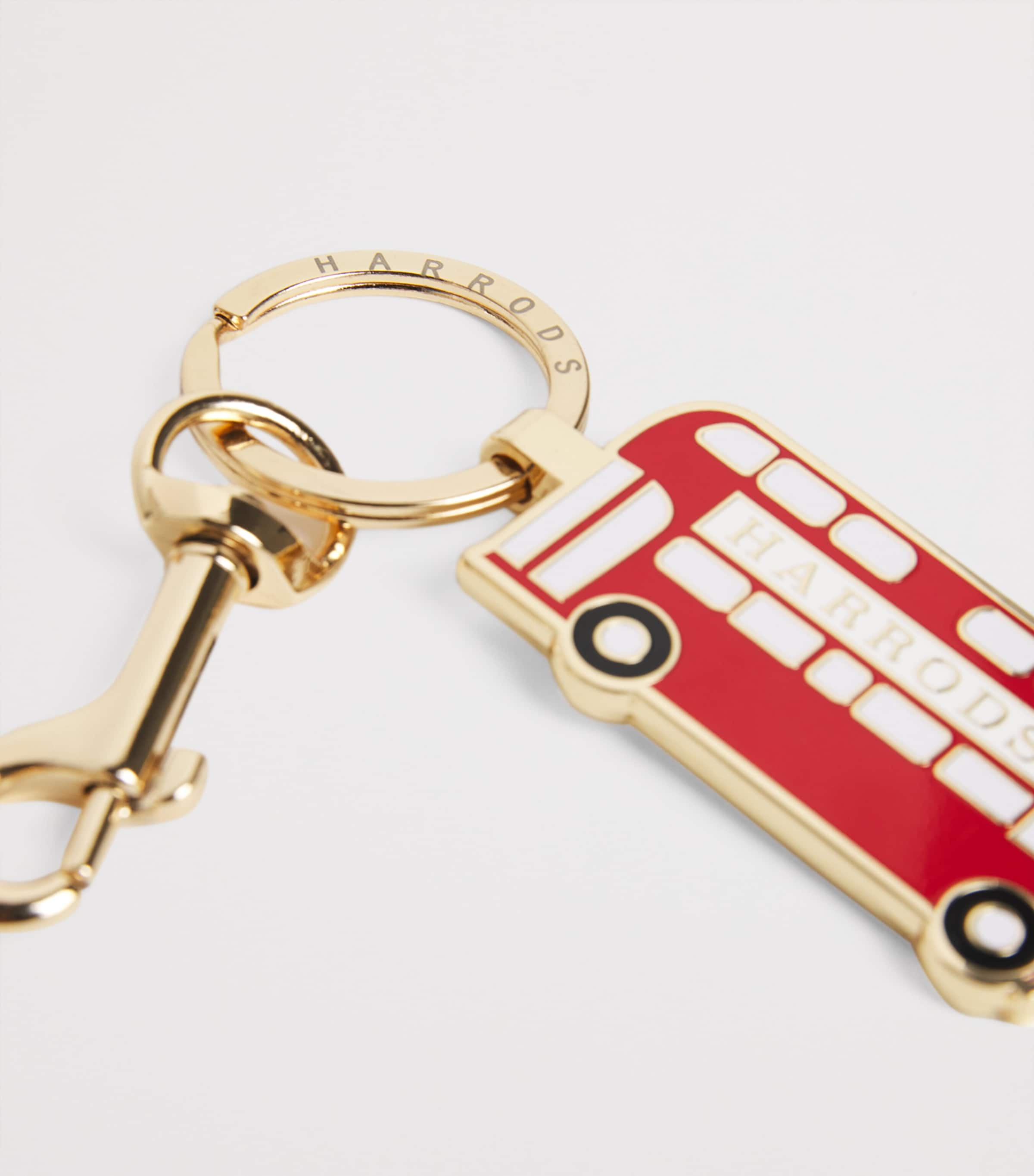 London Bus Keyring OXBLOOD Image 2