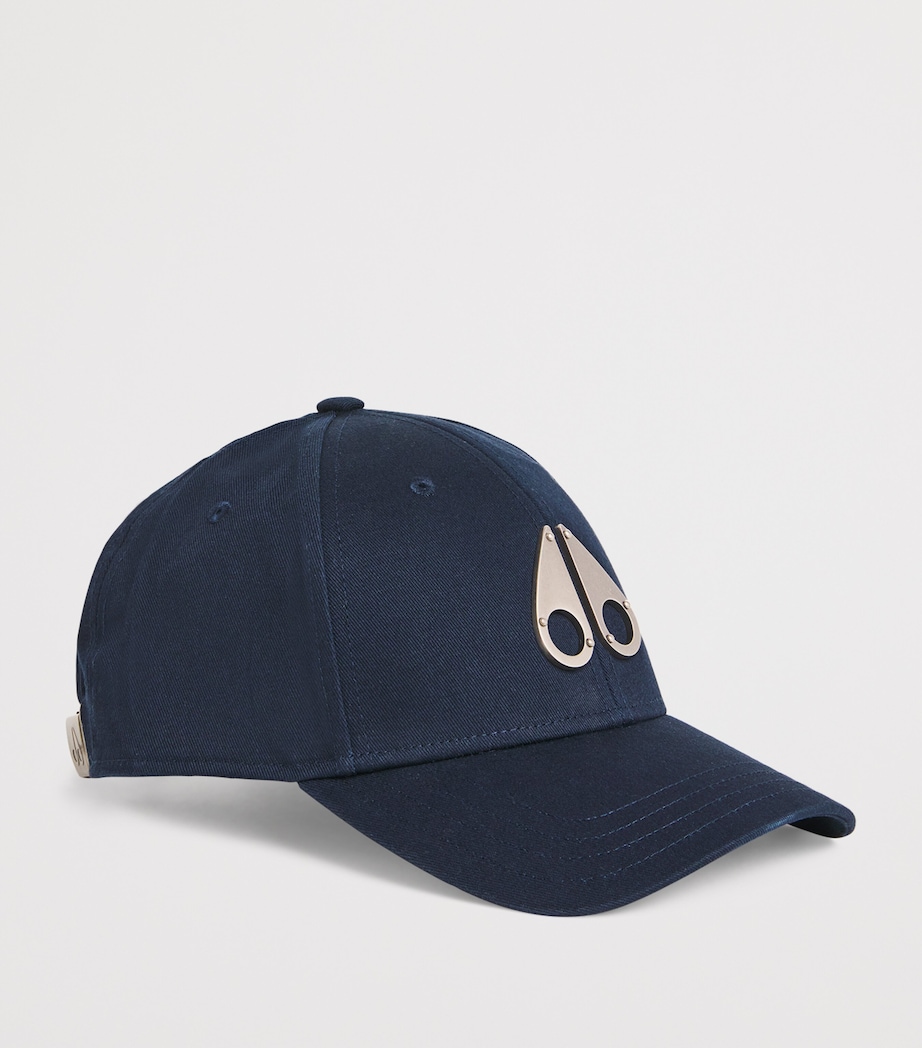 Cotton Logo Baseball Cap NAVY - 833 Image 2
