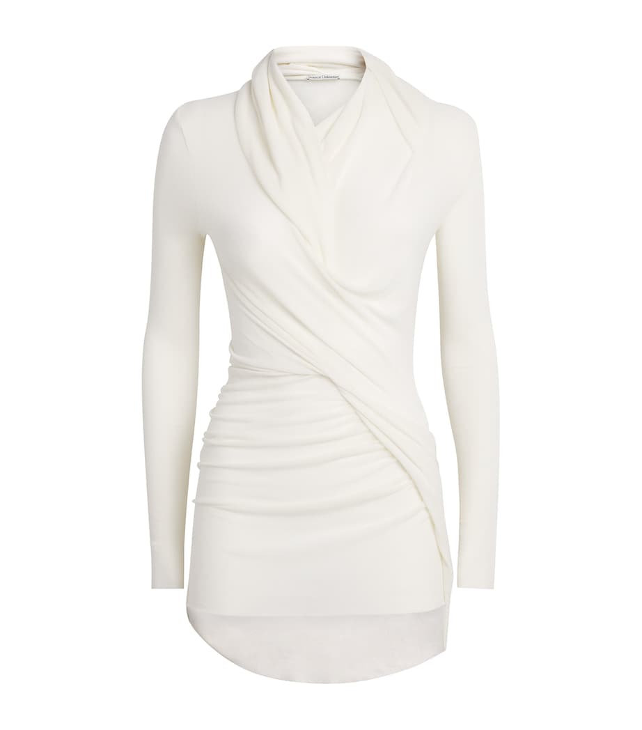 Source Unknown Womens Asymmetric-Drape Folgore Top Iv Image 1
