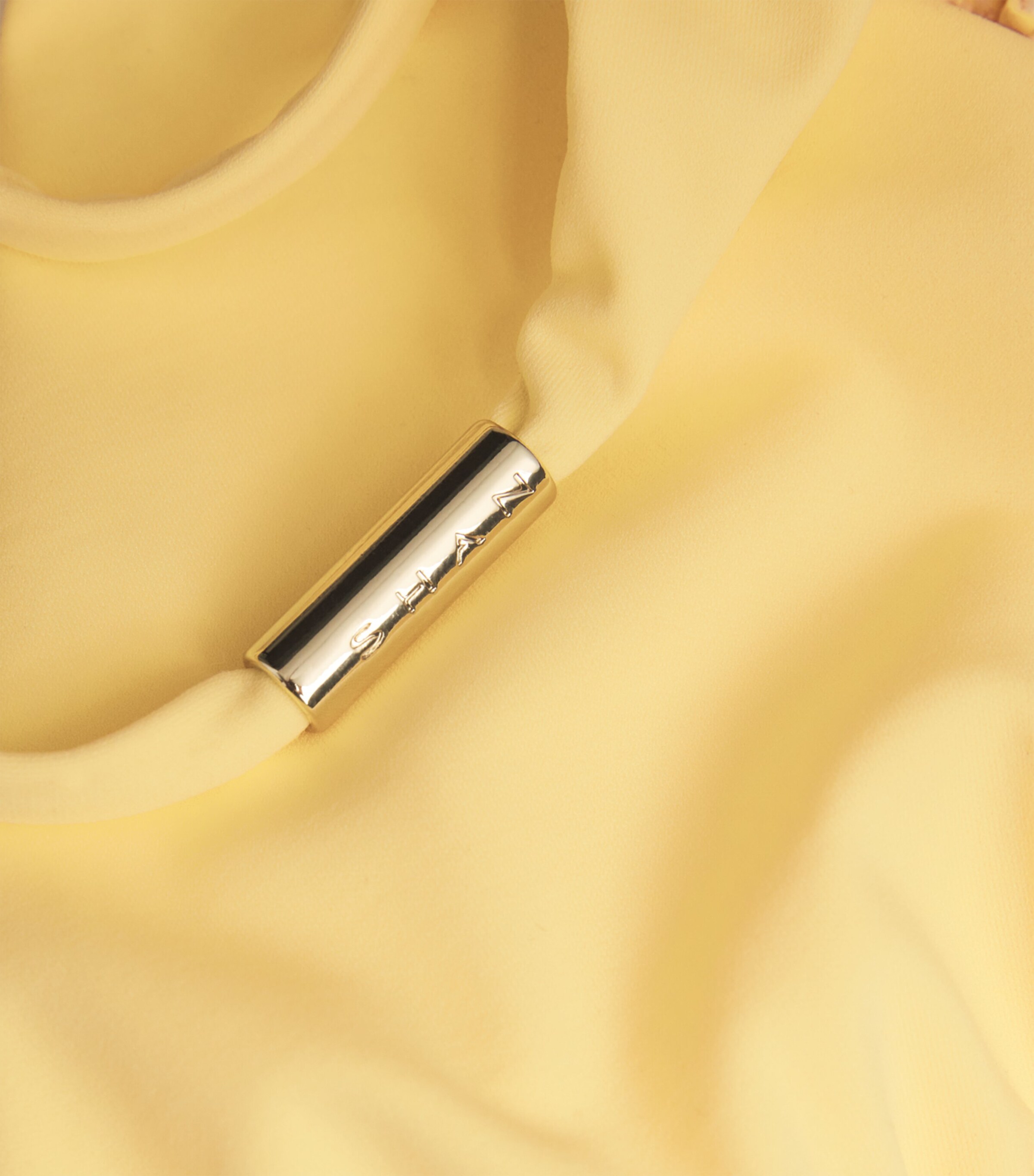 Triangle Bikini Top 100 JAUNE/YELLOW Image 4