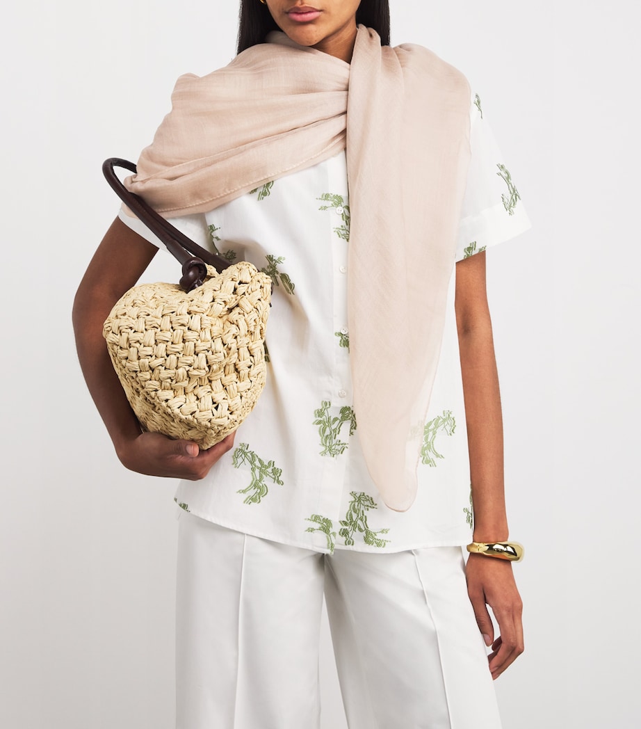 Eleventy Cashmere Scarf Sabbia Image 4