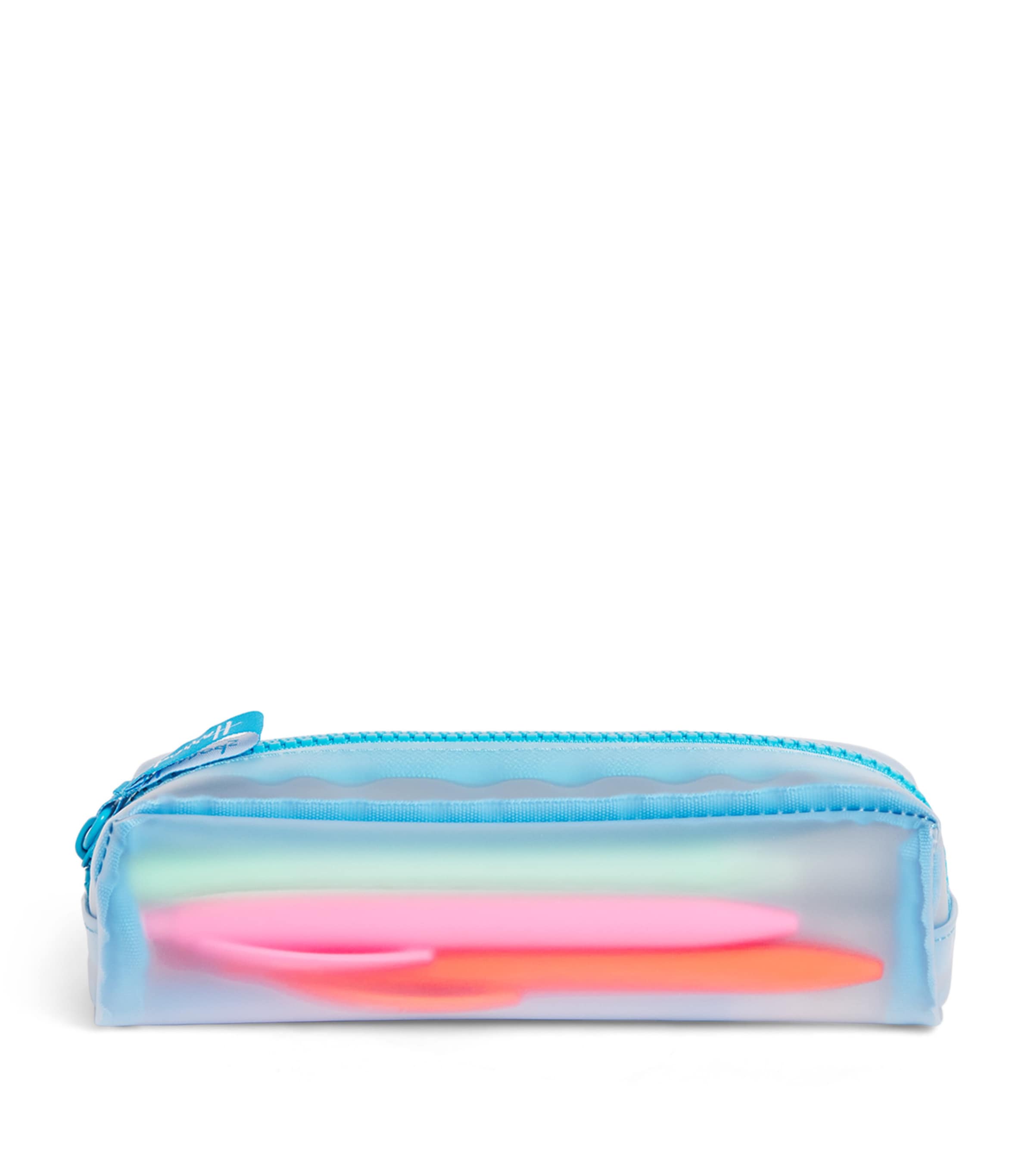 Harrods Slim Pencil Case And Stationery Set In Blue