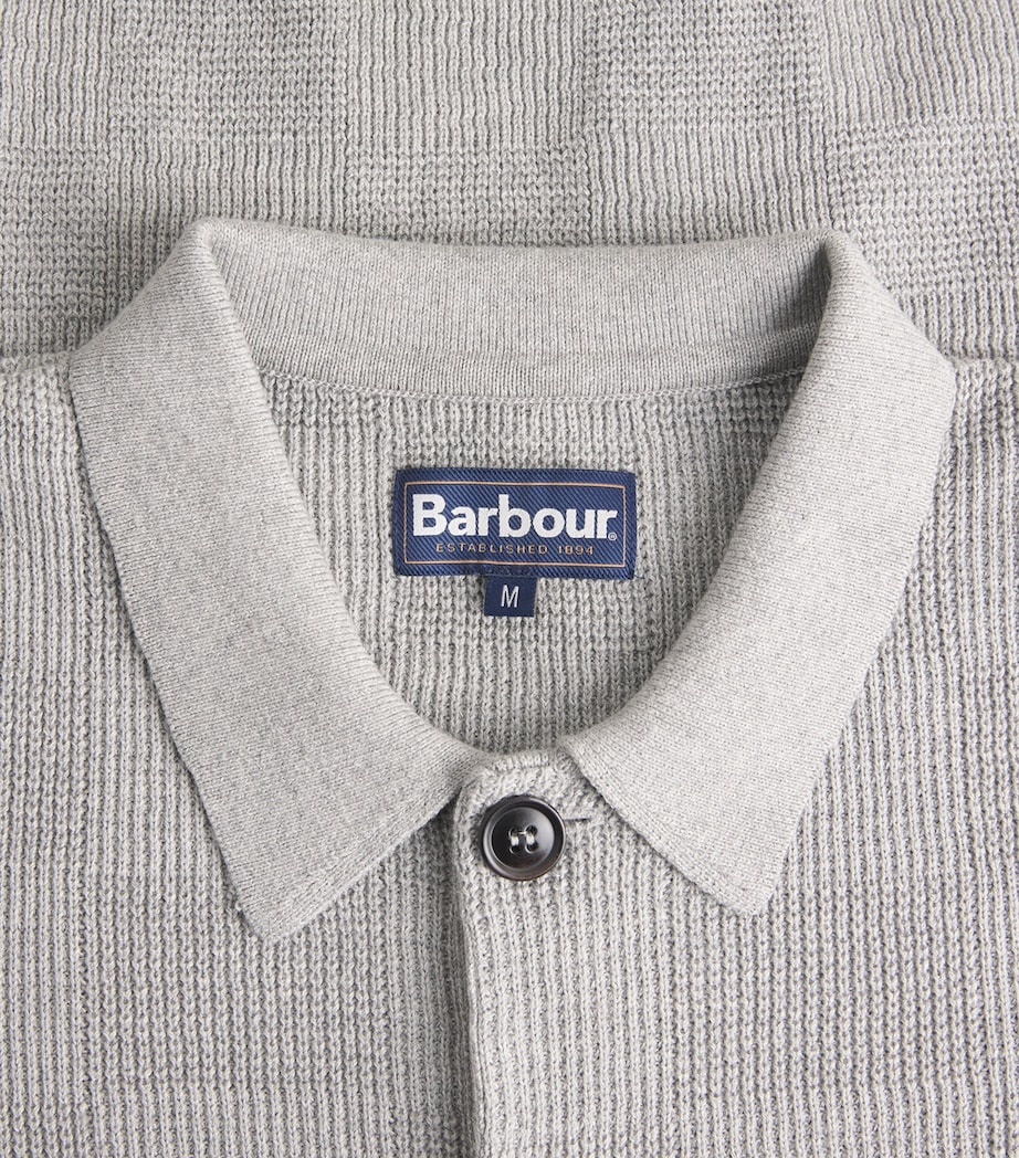 Cotton Falton Cardigan GY52 GREY MARL Image 5