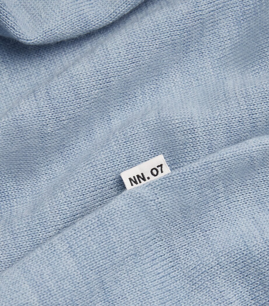 Wool Crew-Neck Sweater POWDER BLUE 201 Image 5