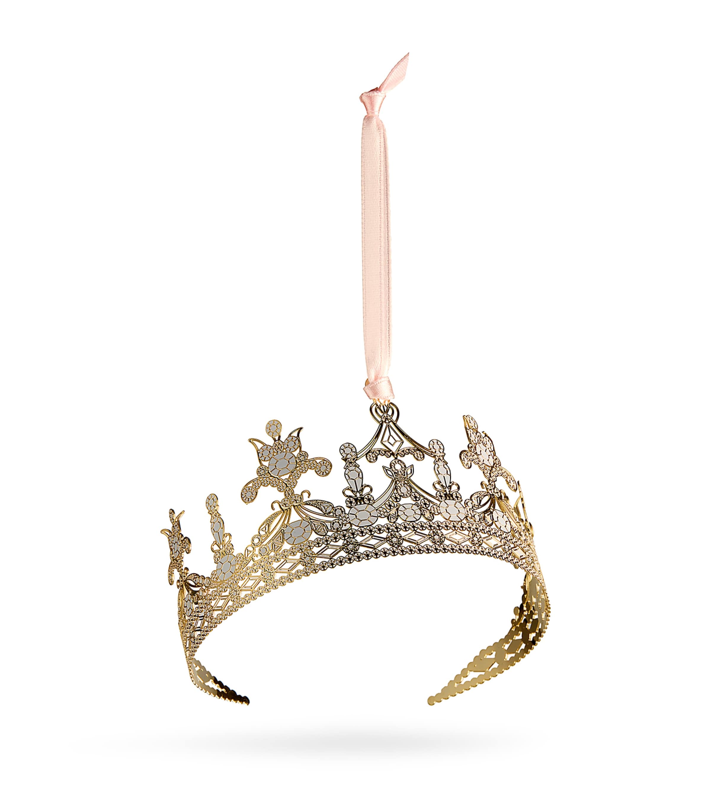 The London Christmas Company Tiara Tree Decoration In Gold