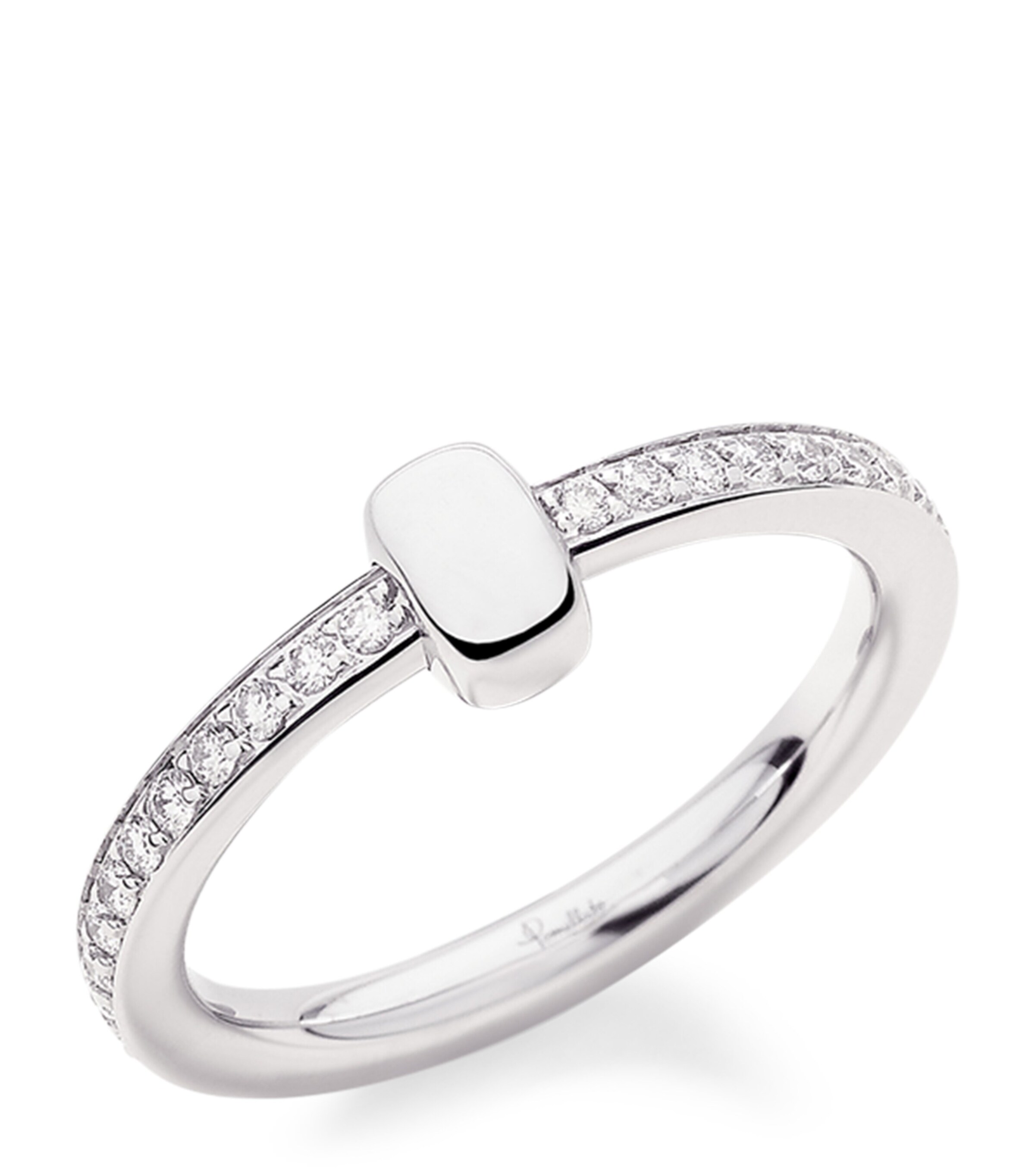 Pomellato White Gold And Diamond  Together Ring