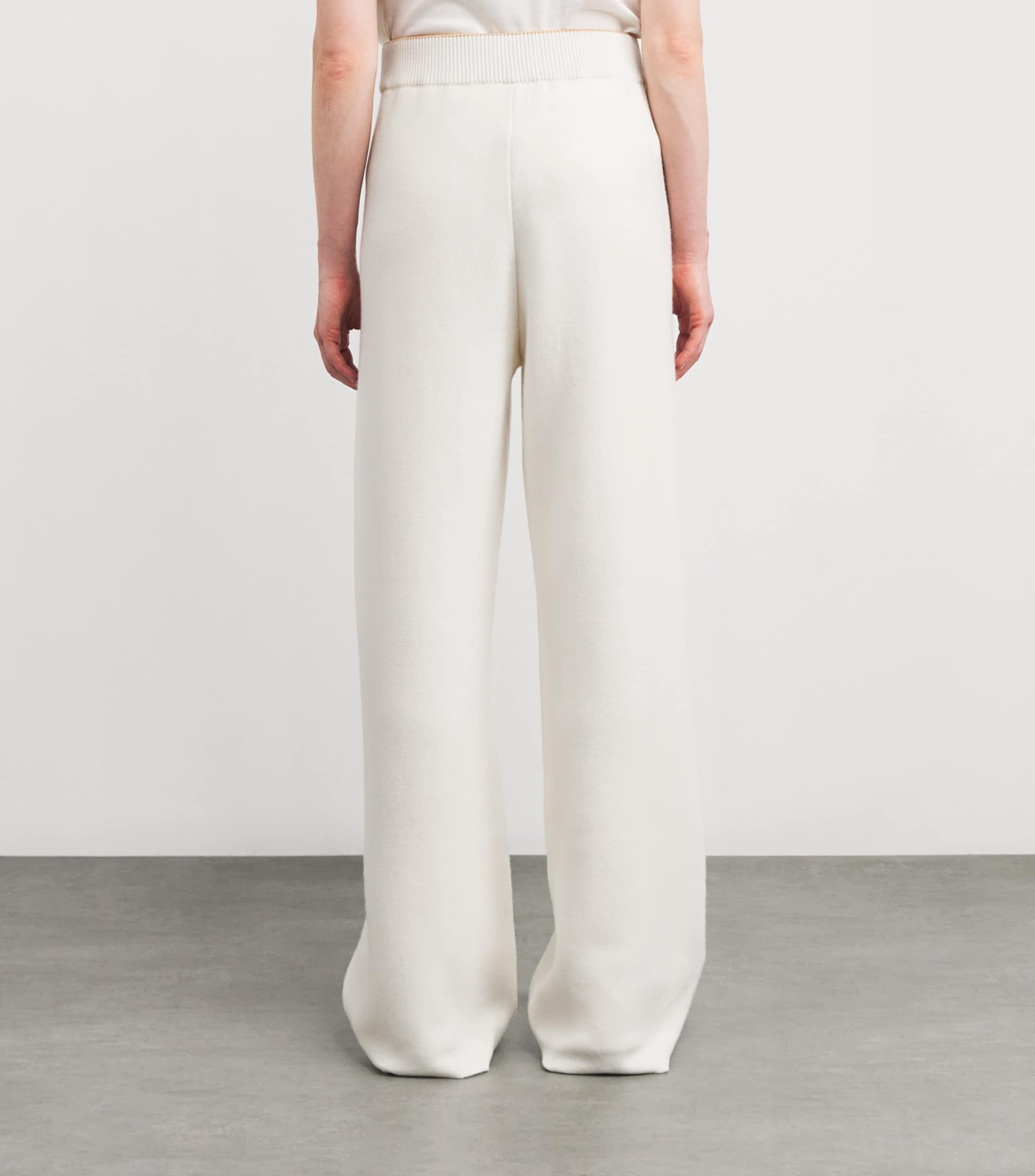 Straight Leg Knit Trousers PANNA Image 4