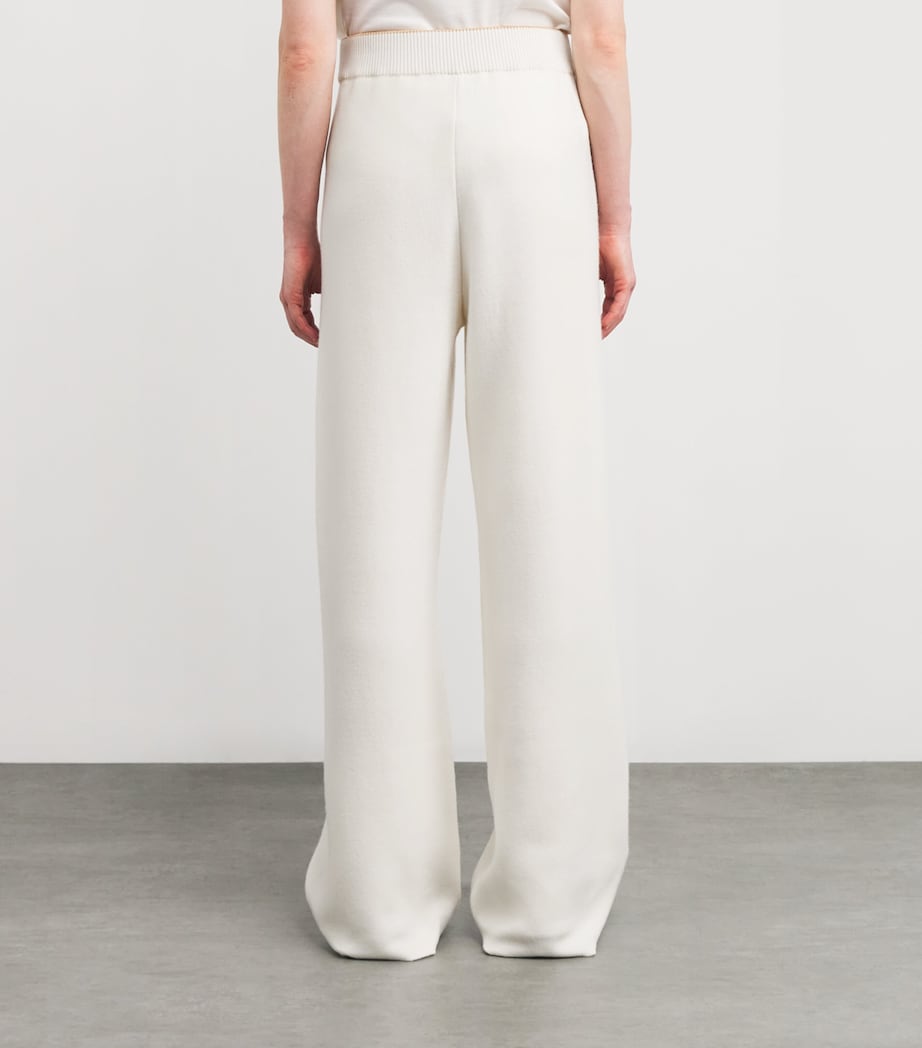 Straight Leg Knit Trousers PANNA Image 4