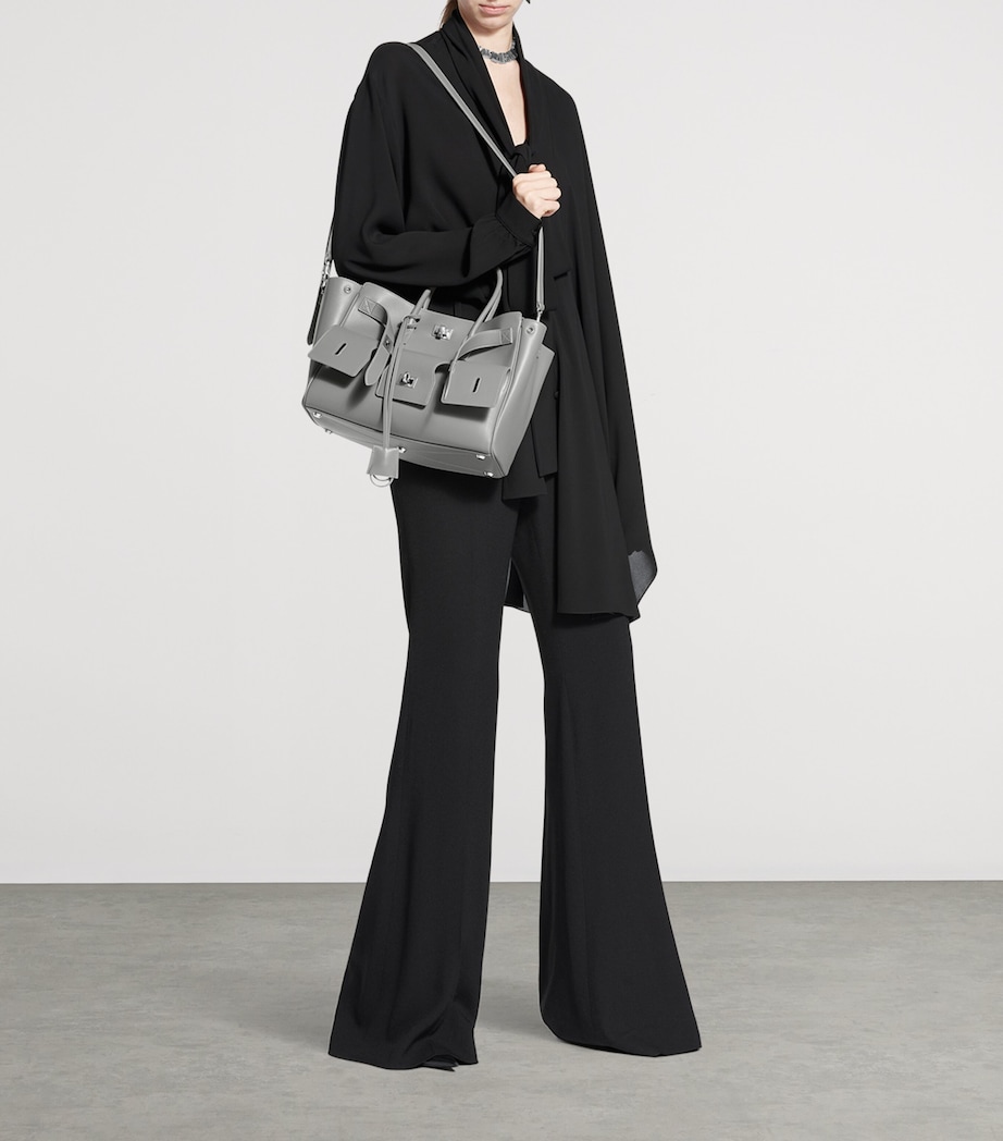 Small Leather Bel Air Carry All Top-Handle Bag 1142 Image 7