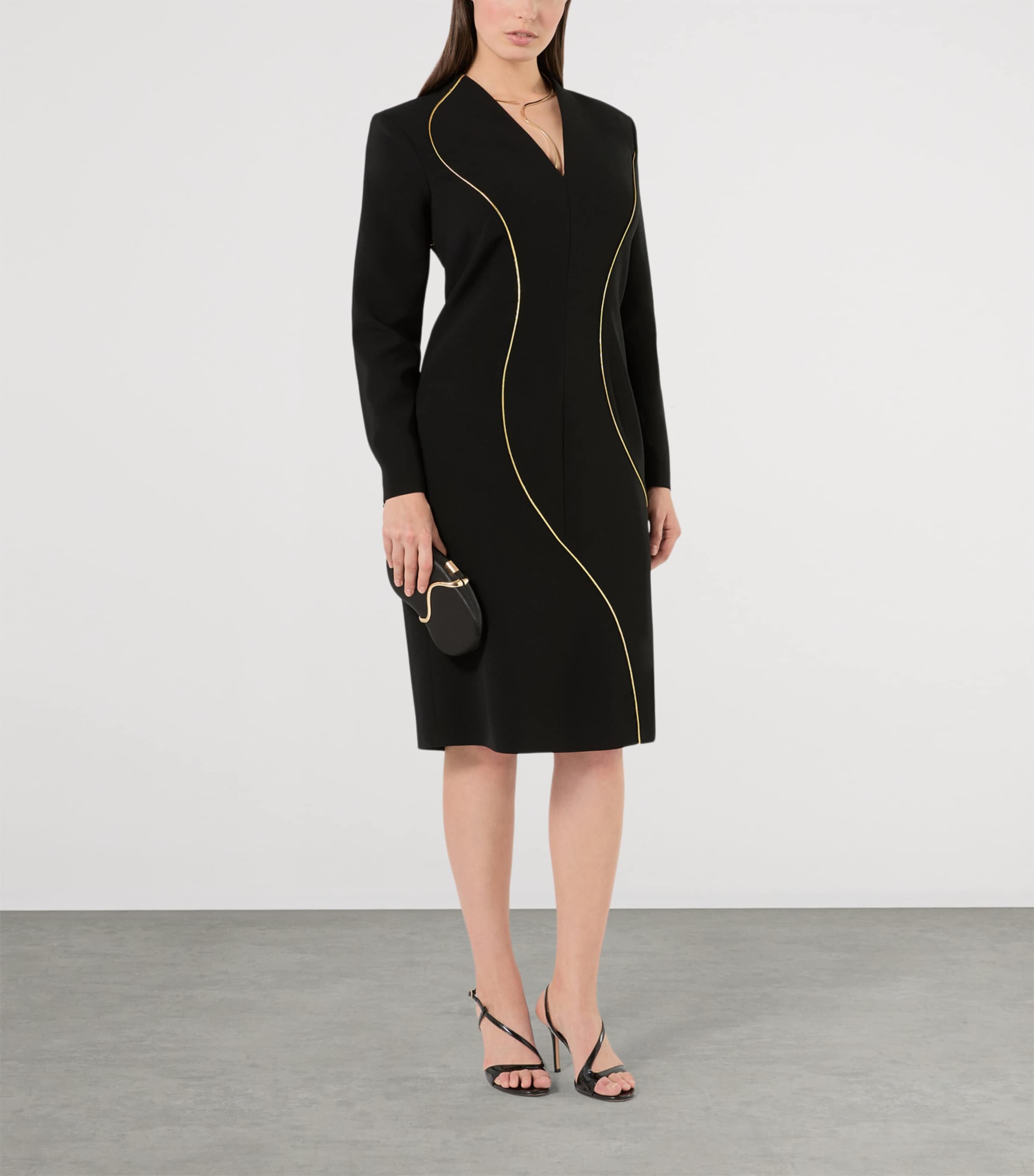 curved lines dress Pin by Printastique on Black and White