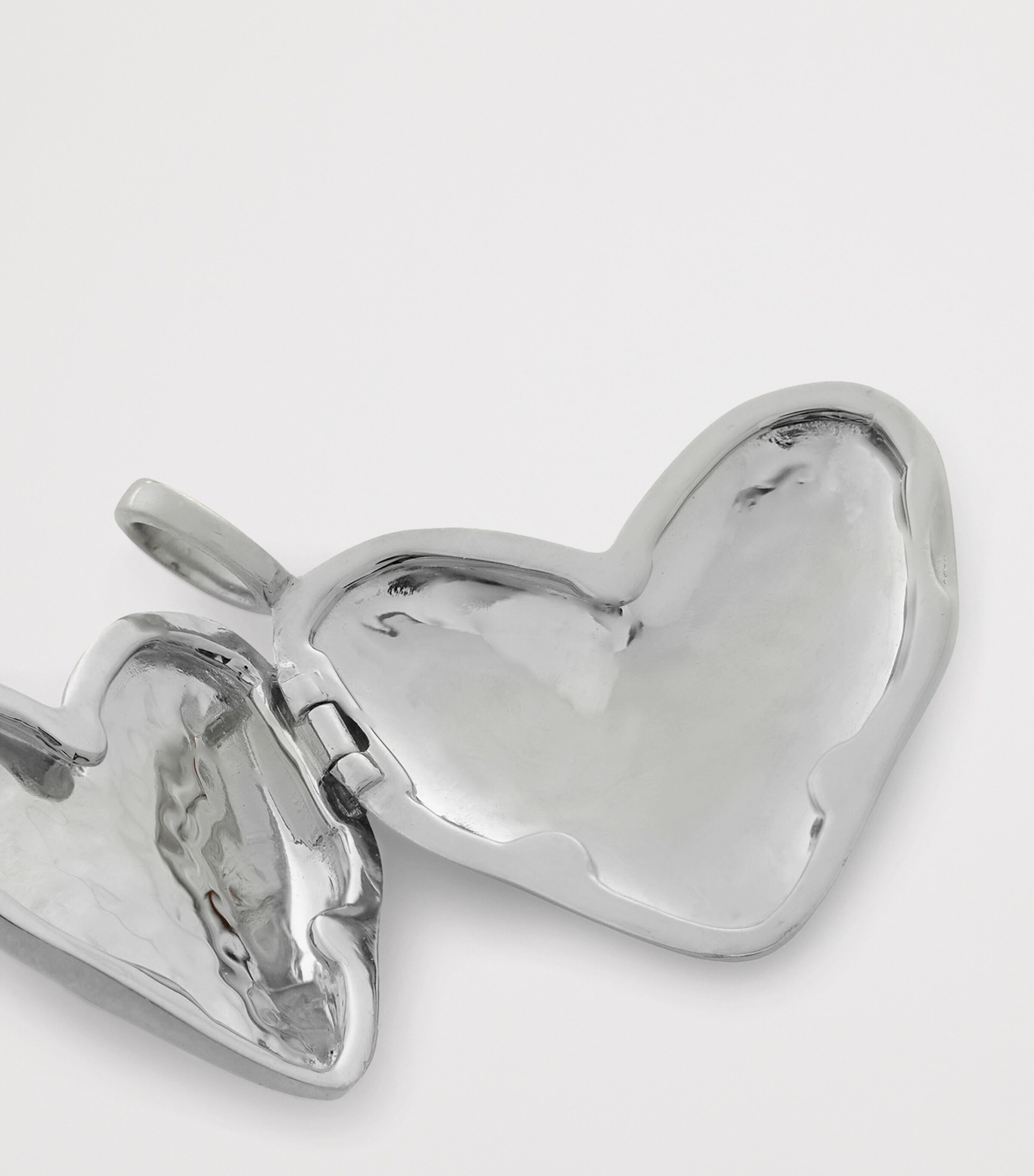 Monica Vinader Sterling Silver Heart Locket Pendant Sterling Silver Image 3