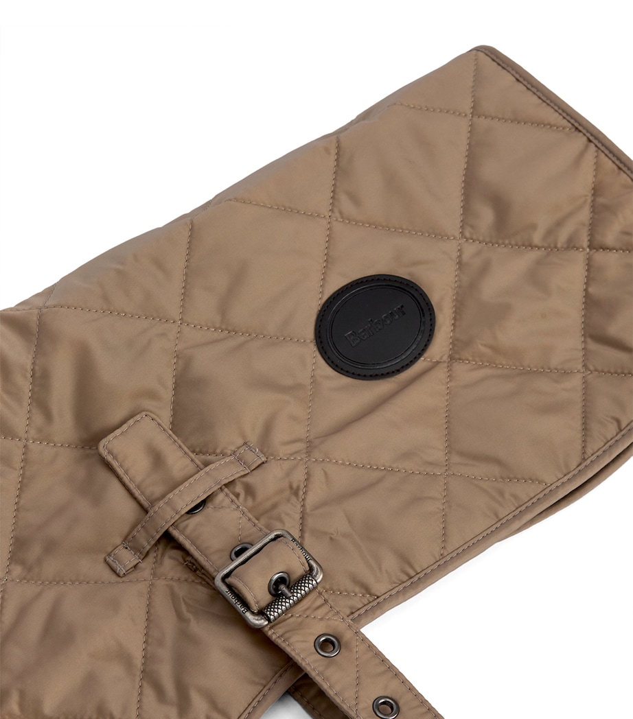 Quilted Dog Coat (Large) SAND Image 4