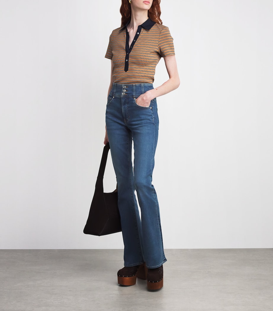 Beverly High-Rise Flared Jeans B0190 VINTAGE RAIN Image 2