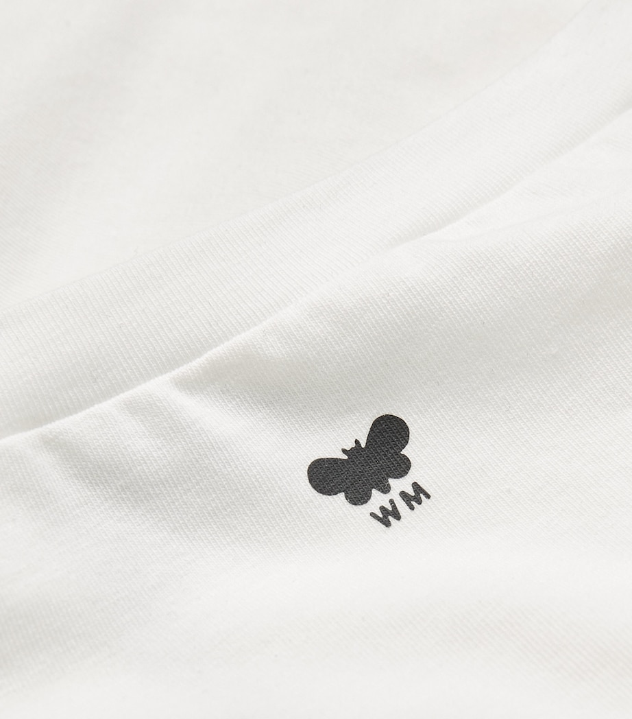 Weekend Max Mara Womens Stretch-Cotton T-Shirt White Image 5