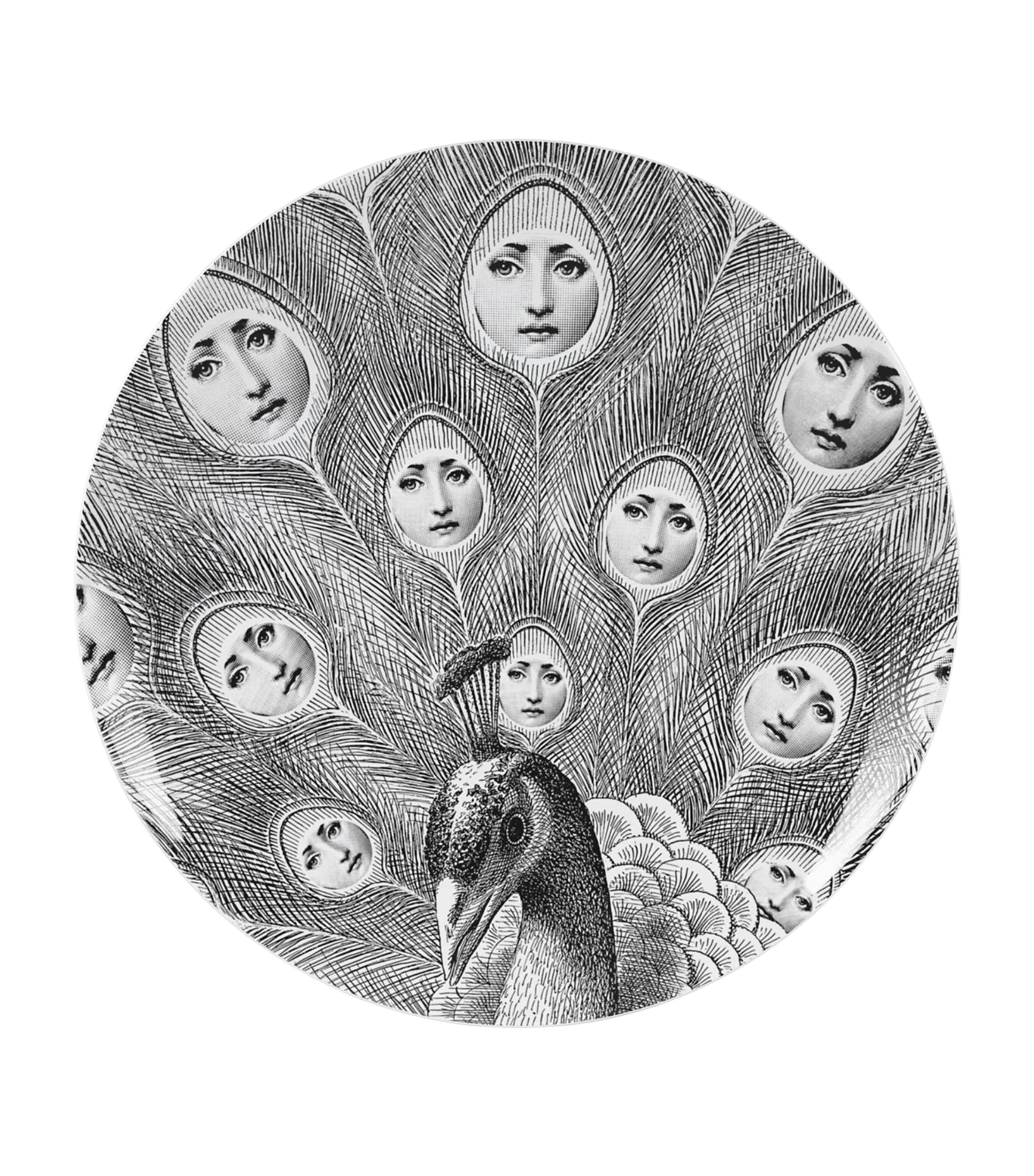Fornasetti Tema e Variazioni No. 259 Wall Plate (26cm) | Home Accessories | Wall Plates | Designers | Fornasetti