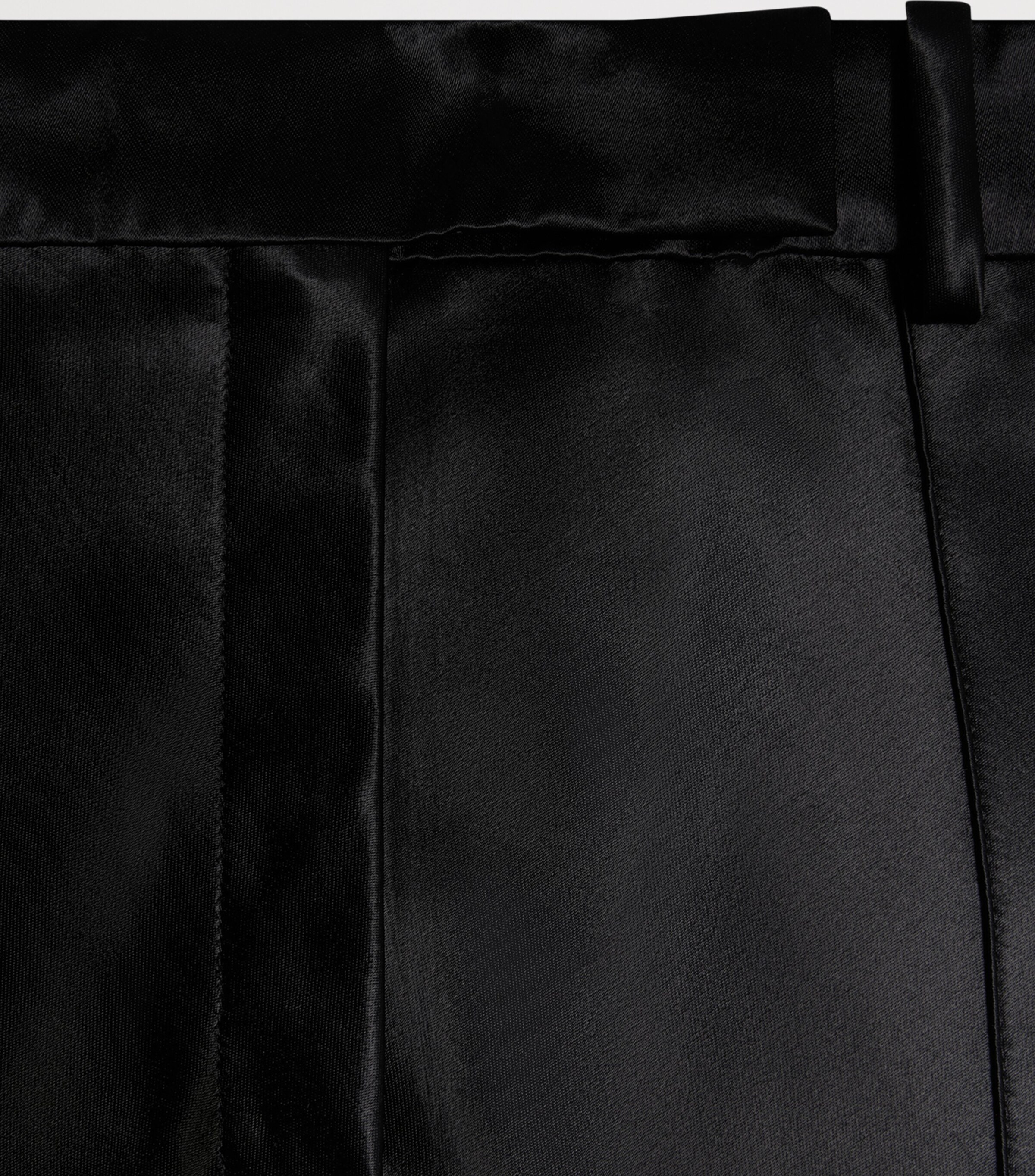 Schiaparelli Womens Satin Bias-Cut Trousers Black Image 5