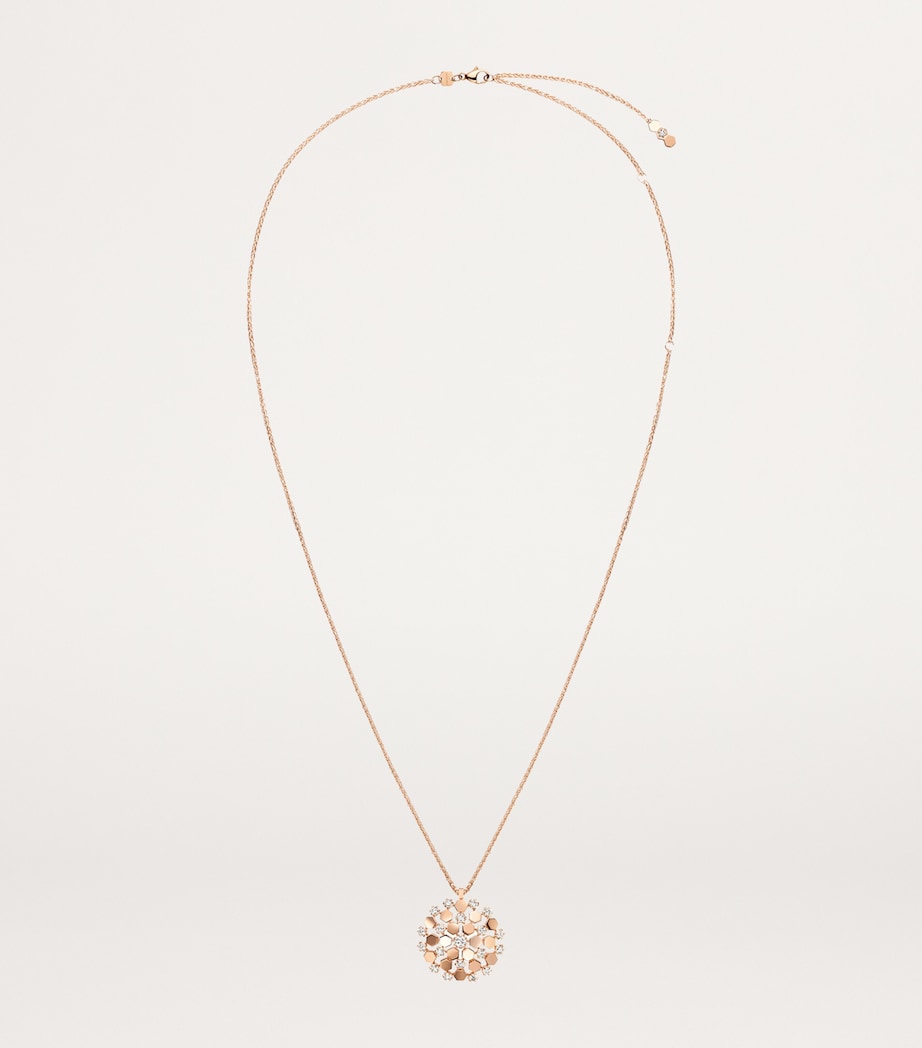 Rose Gold and Diamond Bee de Chaumet Pendant Necklace PINK GOLD Image 2