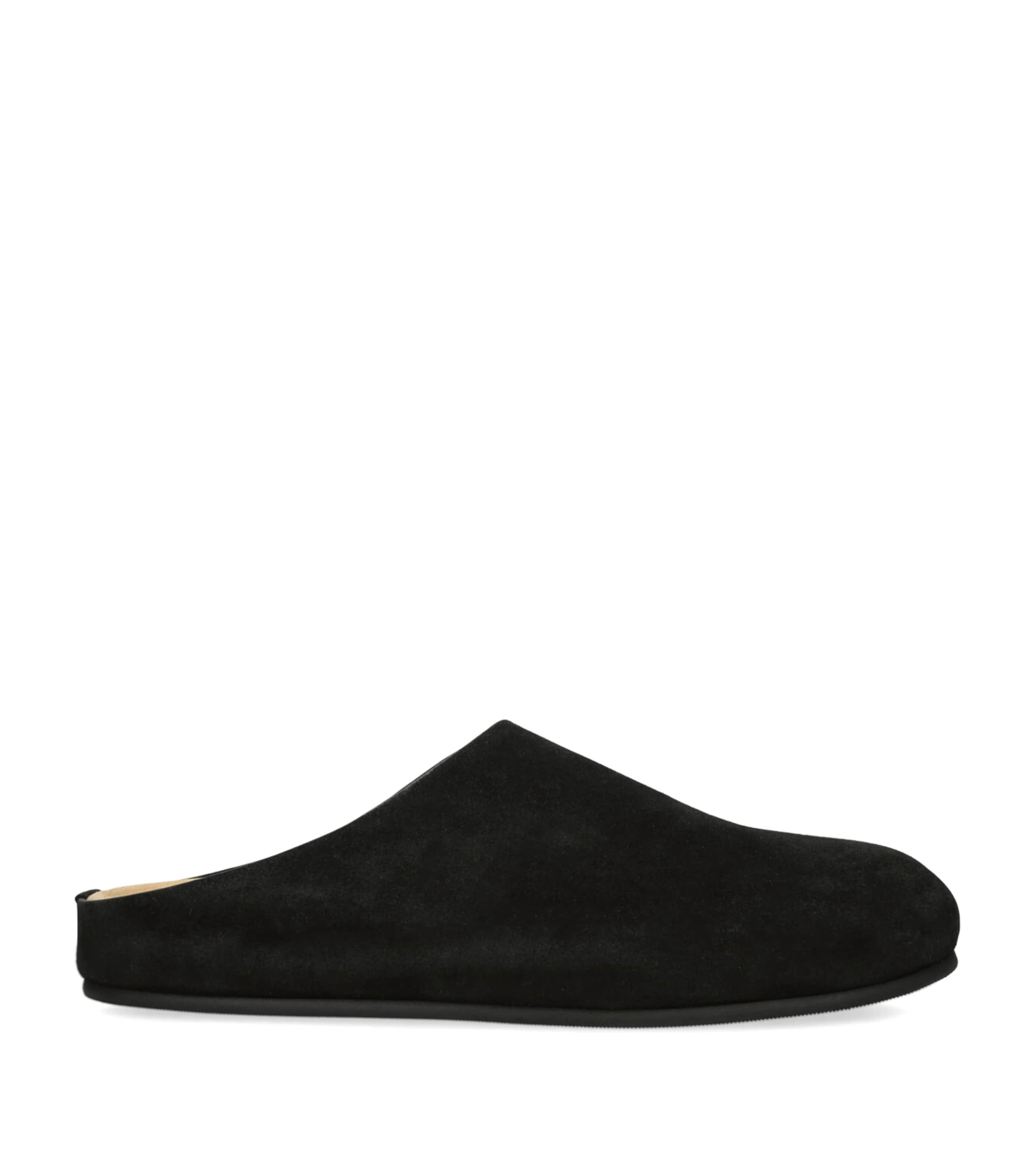 The Row Hugo Suede Slides | Women Shoes | Sandals | Sliders | Designers | The Row