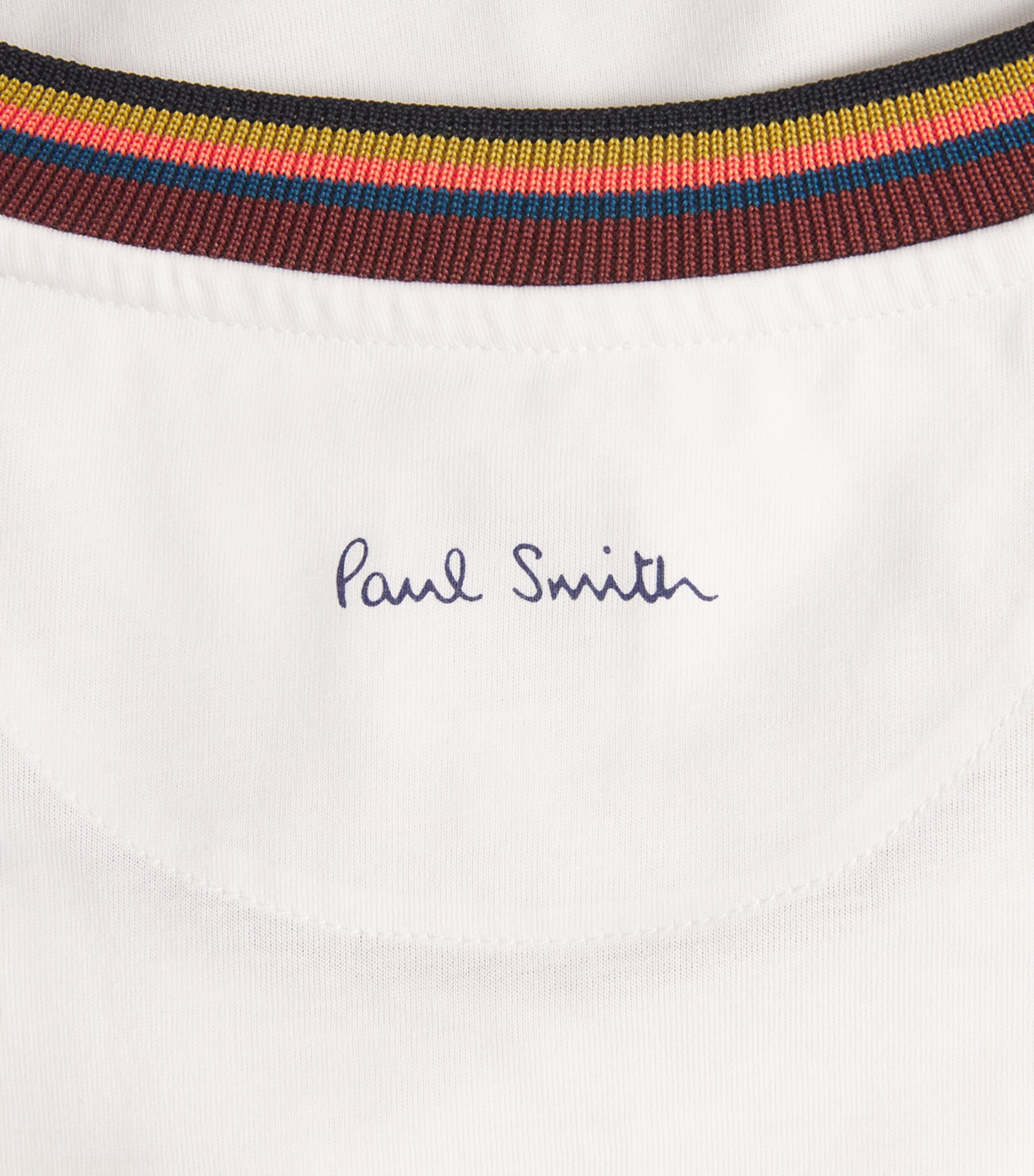 Paul Smith Mens Cotton Artistic Trim T-Shirt Image 6