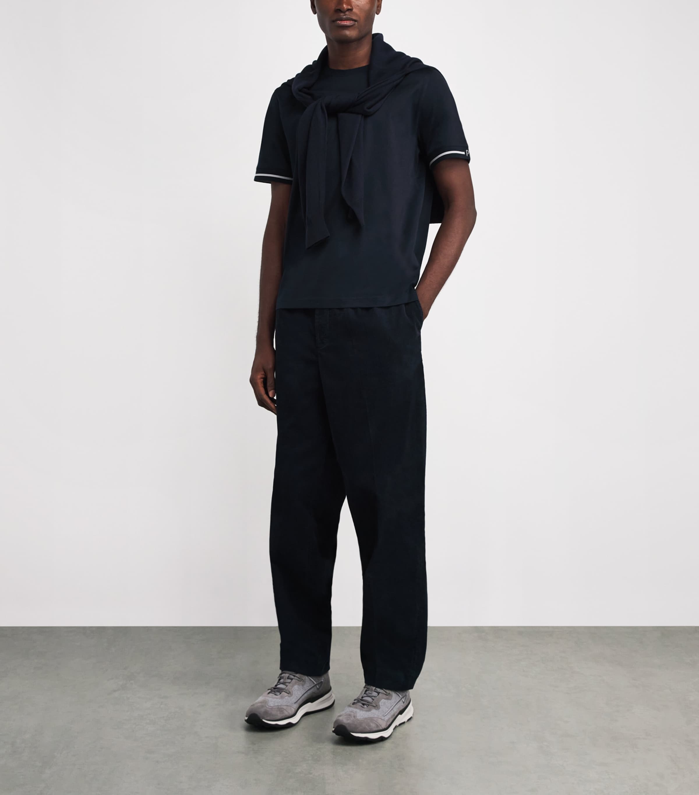 Cotton T-Shirt 01 BLUE NAVY Image 2