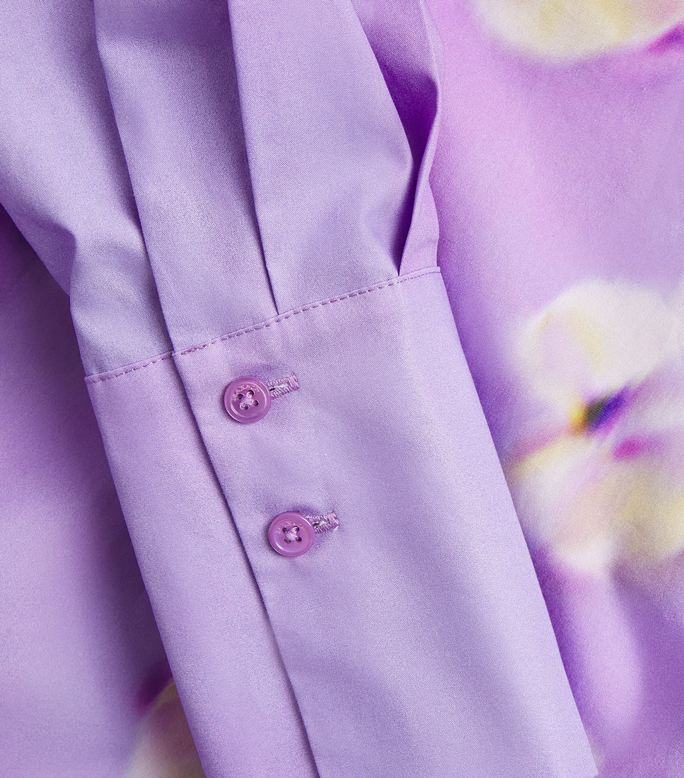 Cotton Floral Shirt CYCLAMEN Image 5