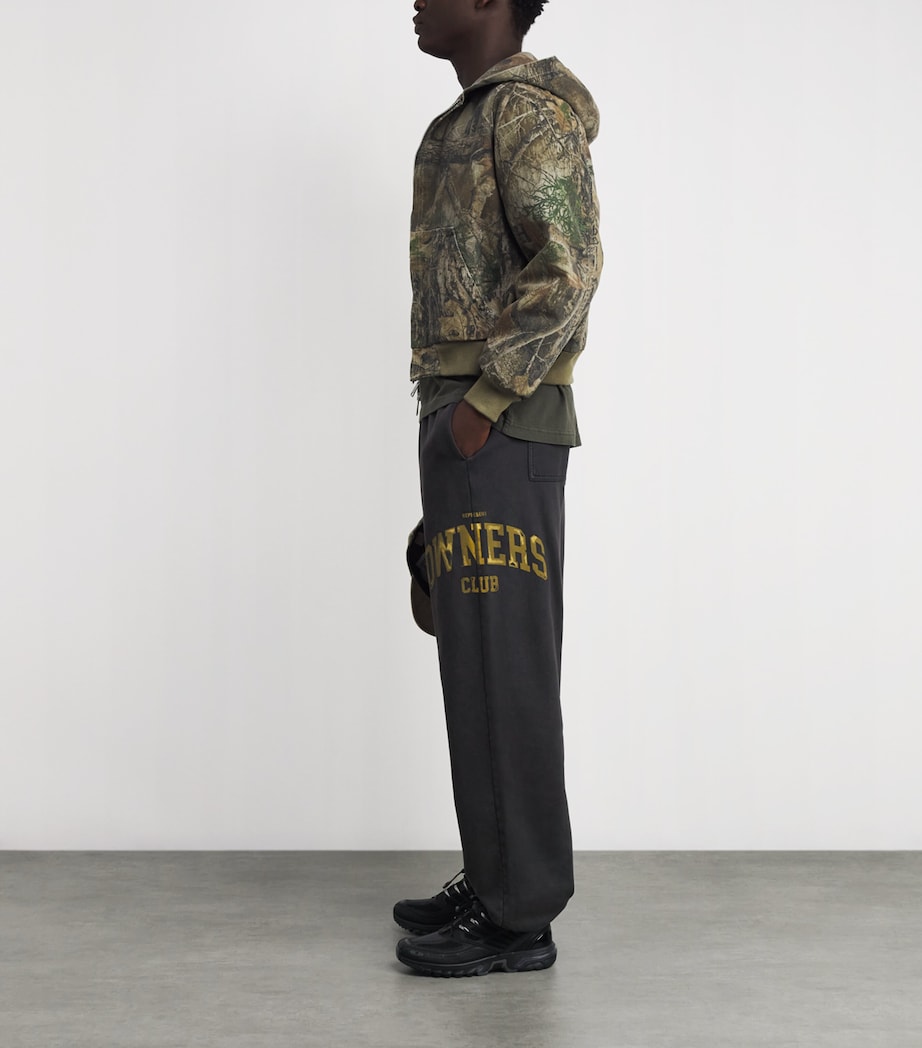 Cotton Owners Club Wide-Leg Sweatpants FADED BLACK Image 2