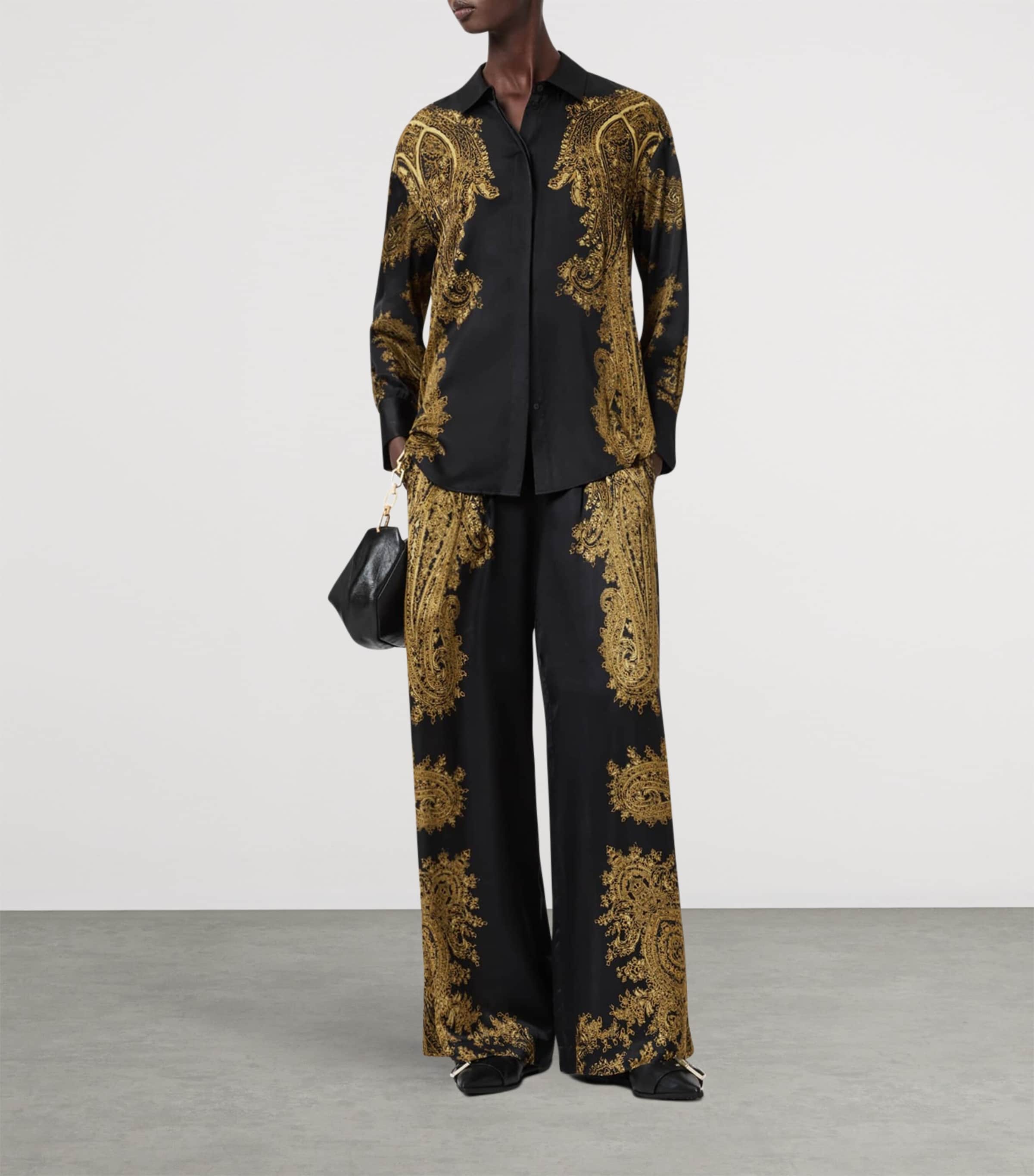 Printed Bernie Shirt ELLA BLACK Image 3