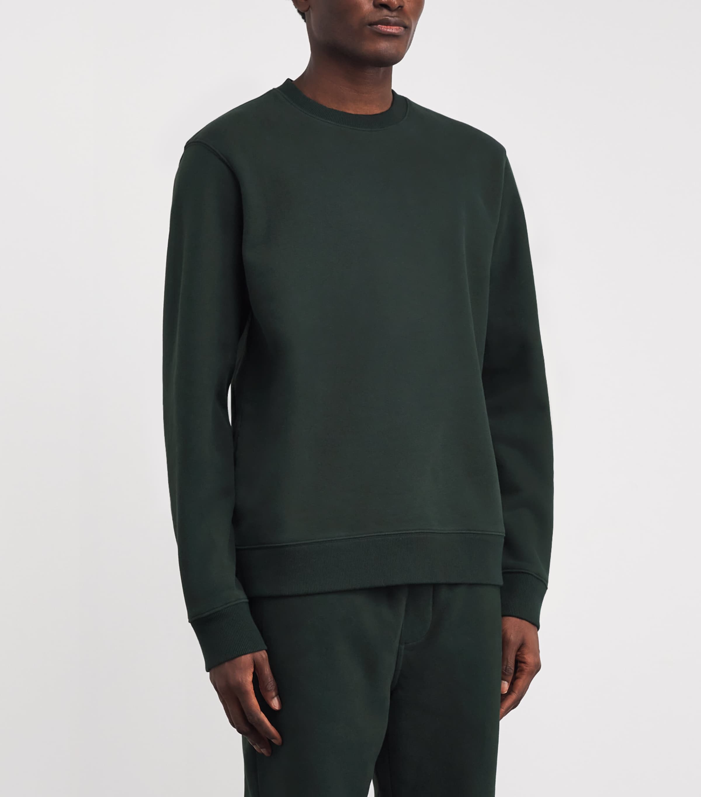 Organic Cotton-Blend Seaside Sweatshirt EVERGREEN-EVG Image 3