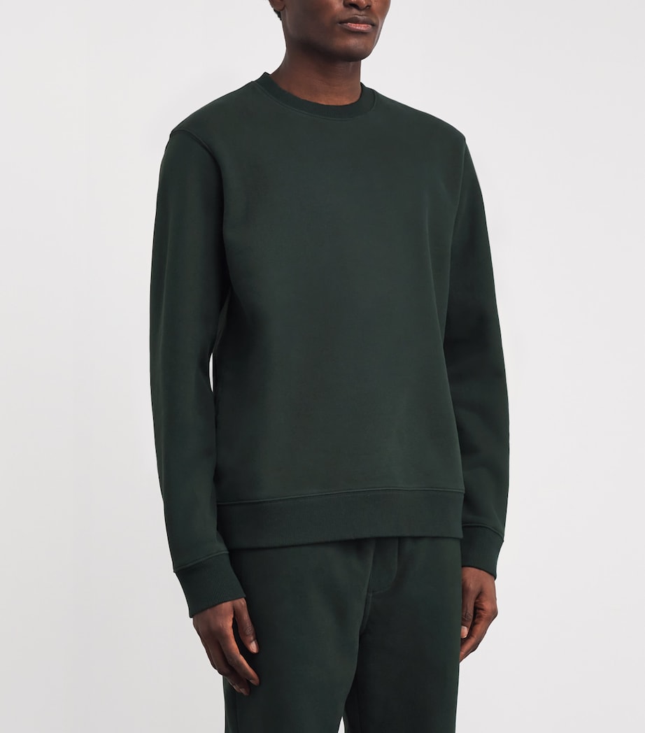 Organic Cotton-Blend Seaside Sweatshirt EVERGREEN-EVG Image 3