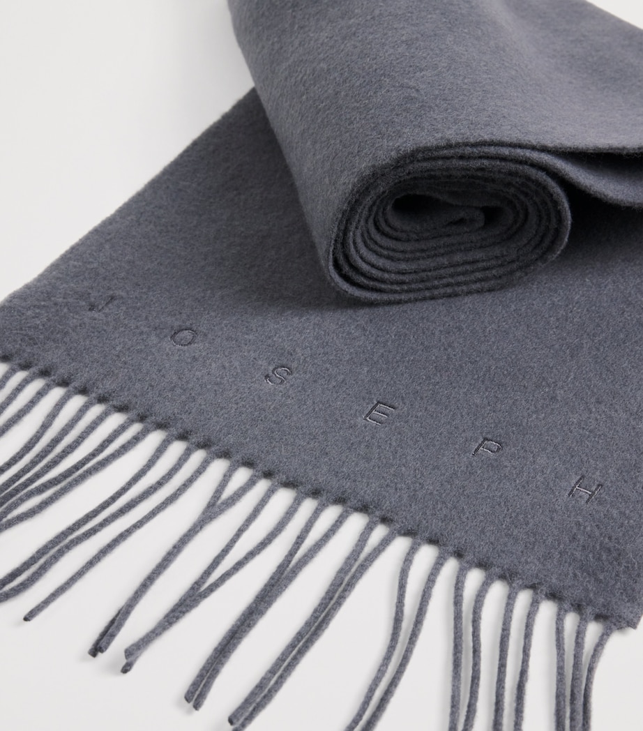 Wool Cecile Scarf SMOKE Image 4