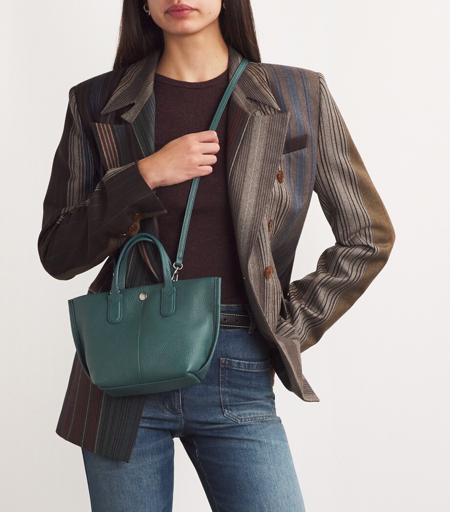 Longchamp Extra Small Leather Essential Top-Handle Bag Cedar Image 2