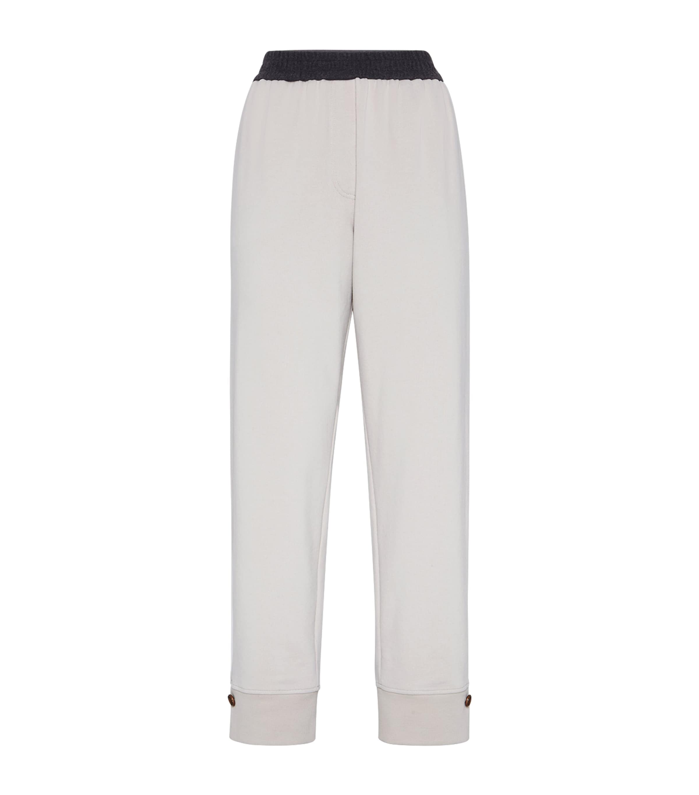 French Terry Cotton Sweatpants CRY36 Image 1