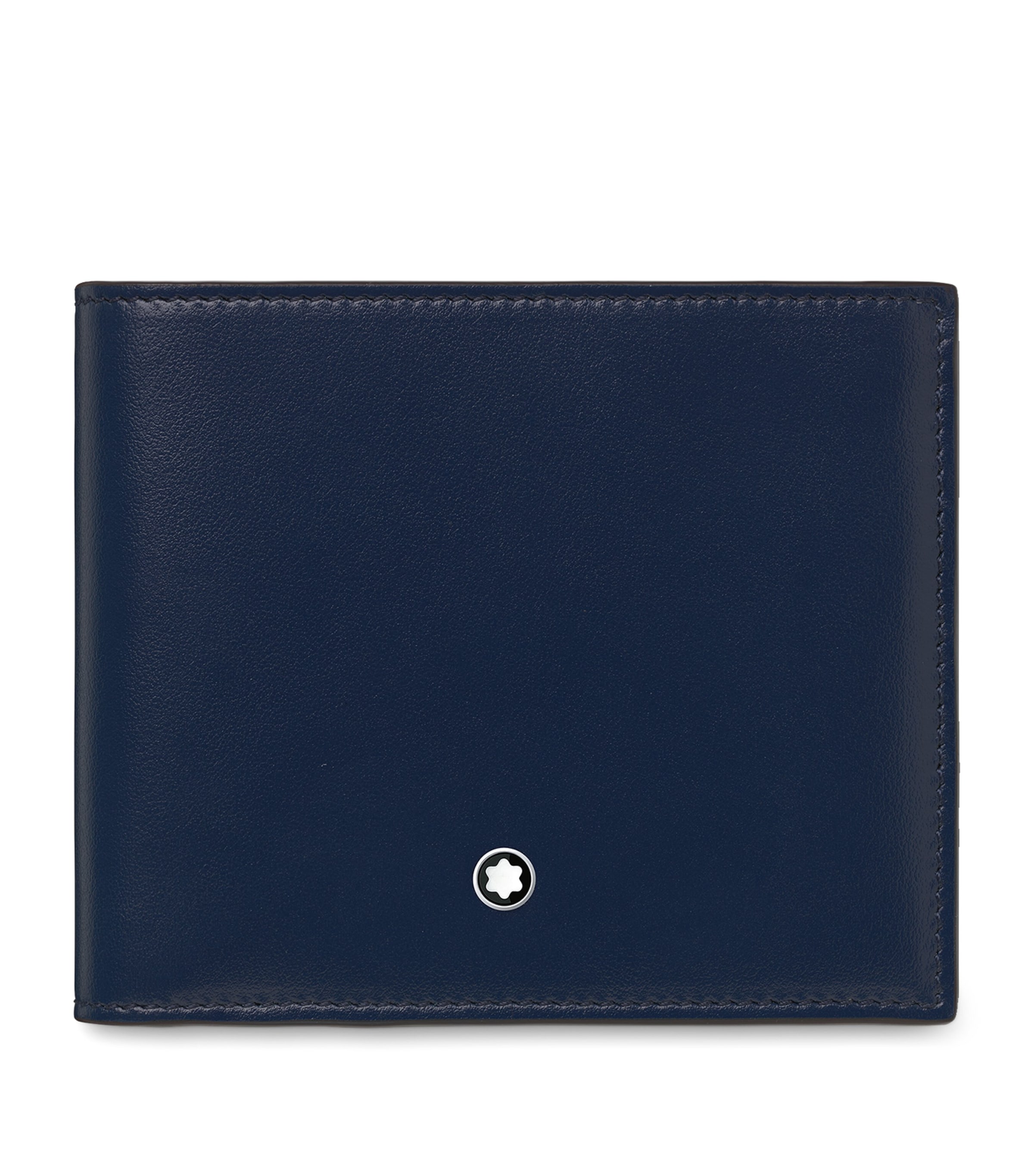 Montblanc Leather Meisterstück Wallet In Blue