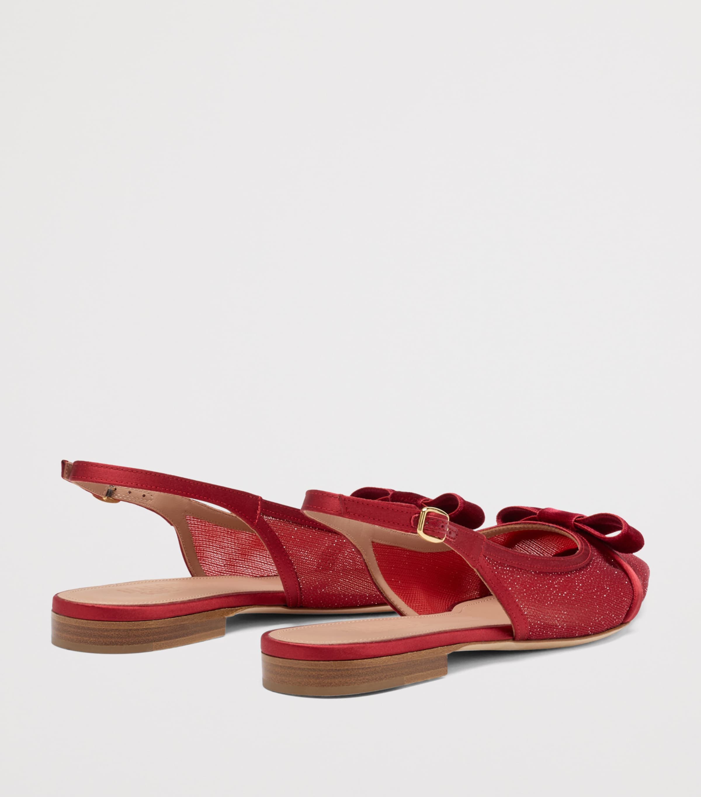 Glittered Jama Slingback Flats GLITTER MESH Image 4