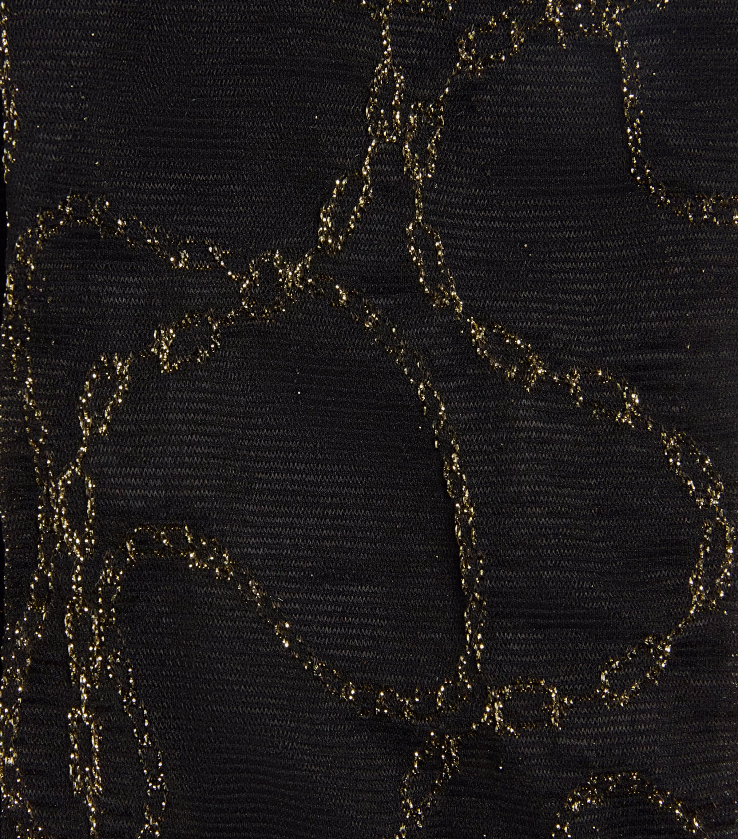 Jewel Case Socks 3335 BLACK/GOLD Image 2