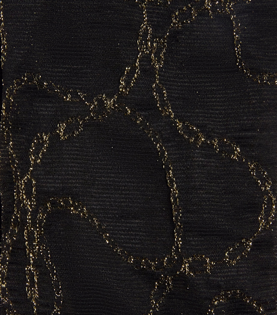 Jewel Case Socks 3335 BLACK/GOLD Image 2