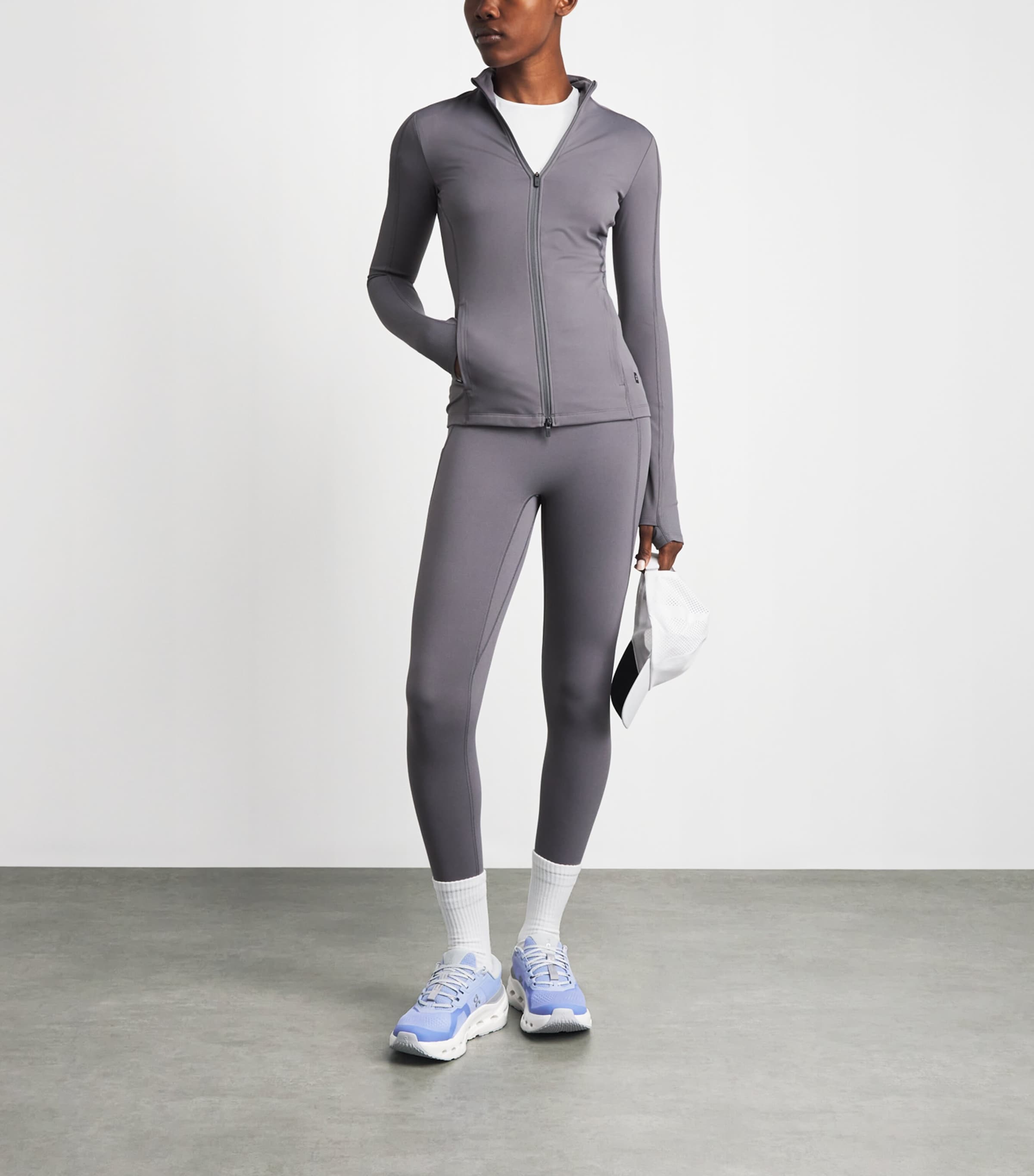 On Womens Cloudrunner 3 Trainers Myrtle | Platinum Image 2