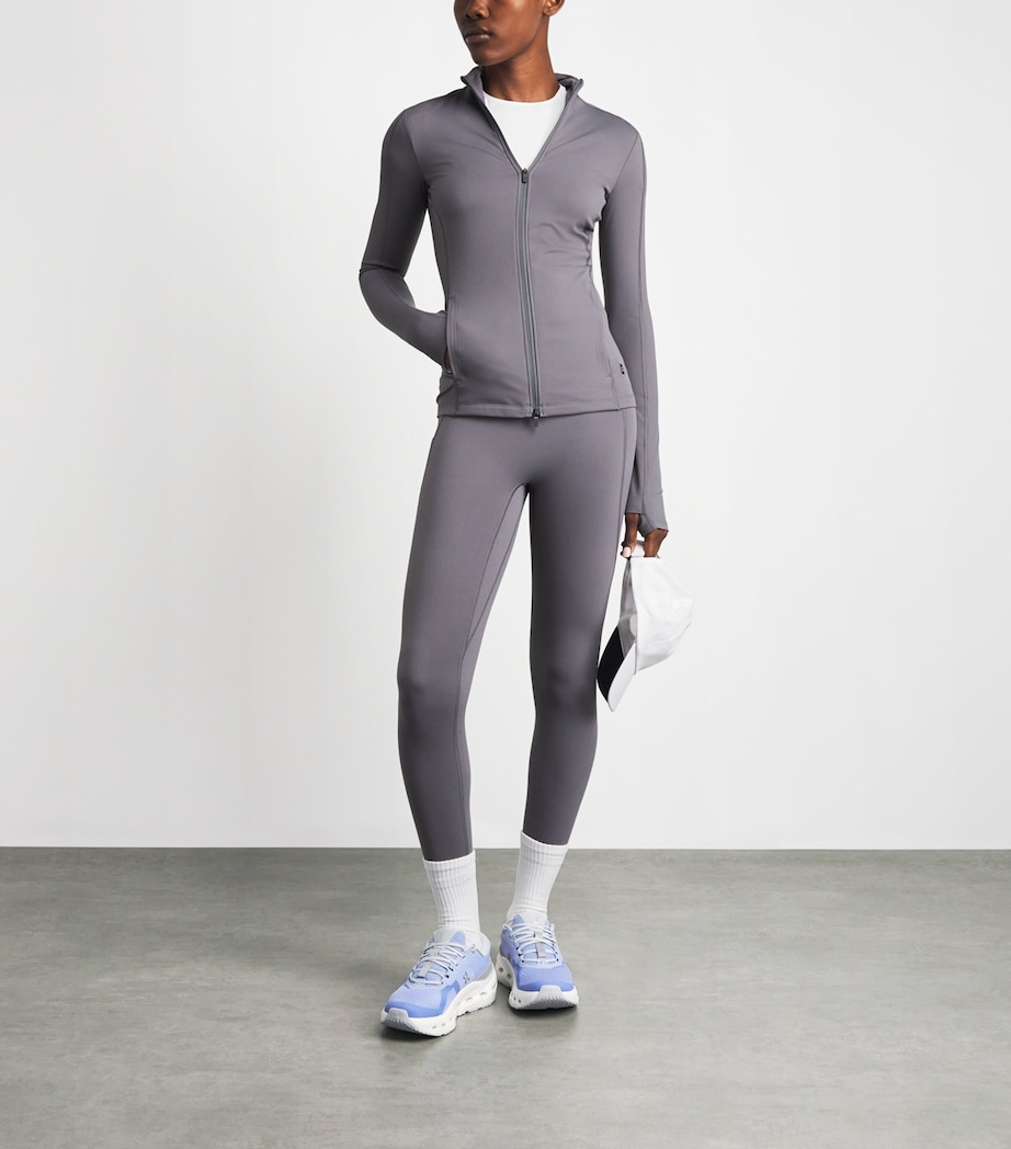 On Womens Cloudrunner 3 Trainers Myrtle | Platinum Image 2