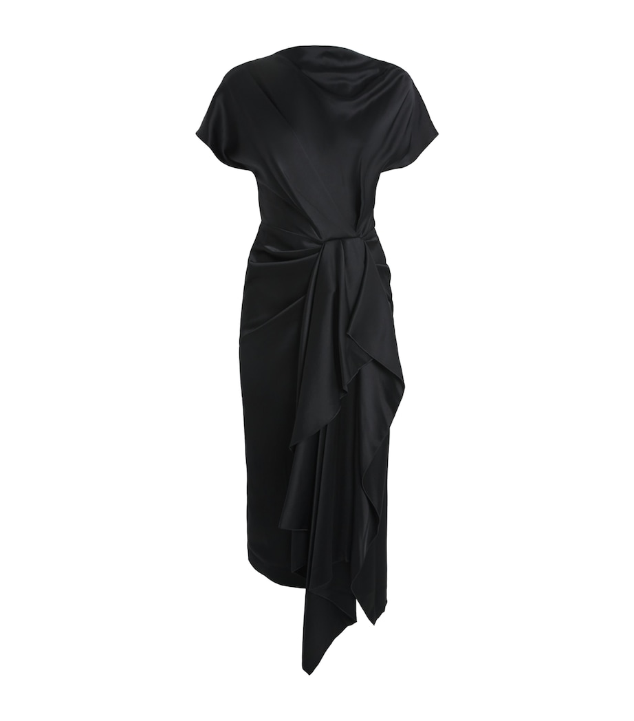 Roksanda Womens High-Neck Zoa Mini Dress Black Image 1